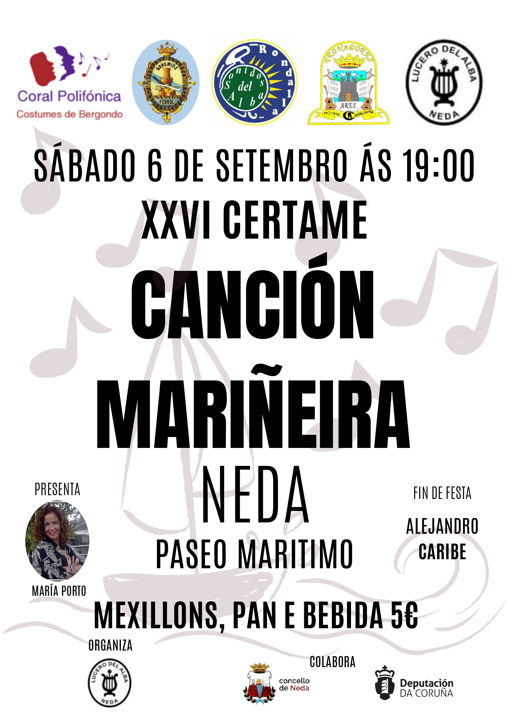 cartel canción mariñeira