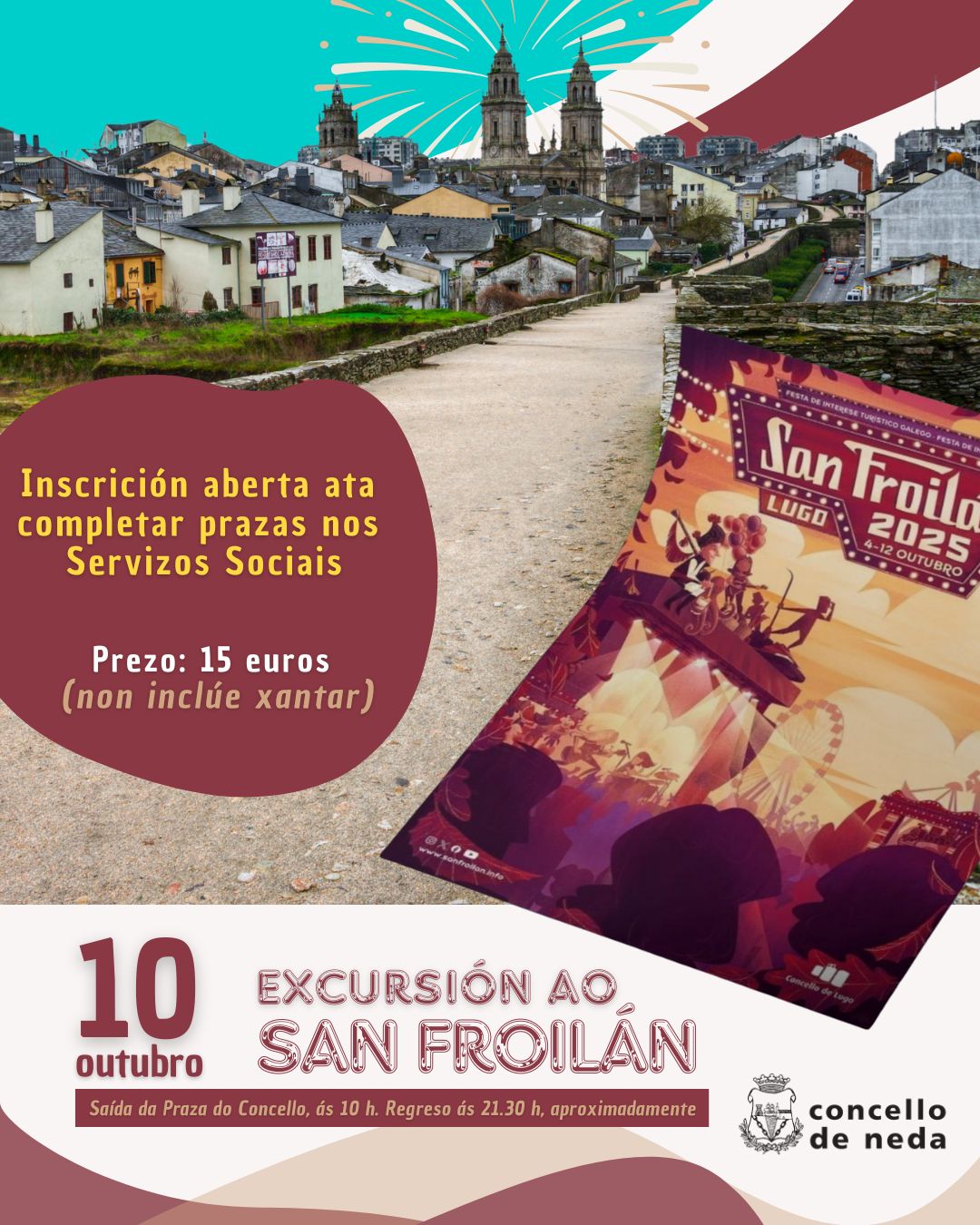 cartel excursión San Froilán