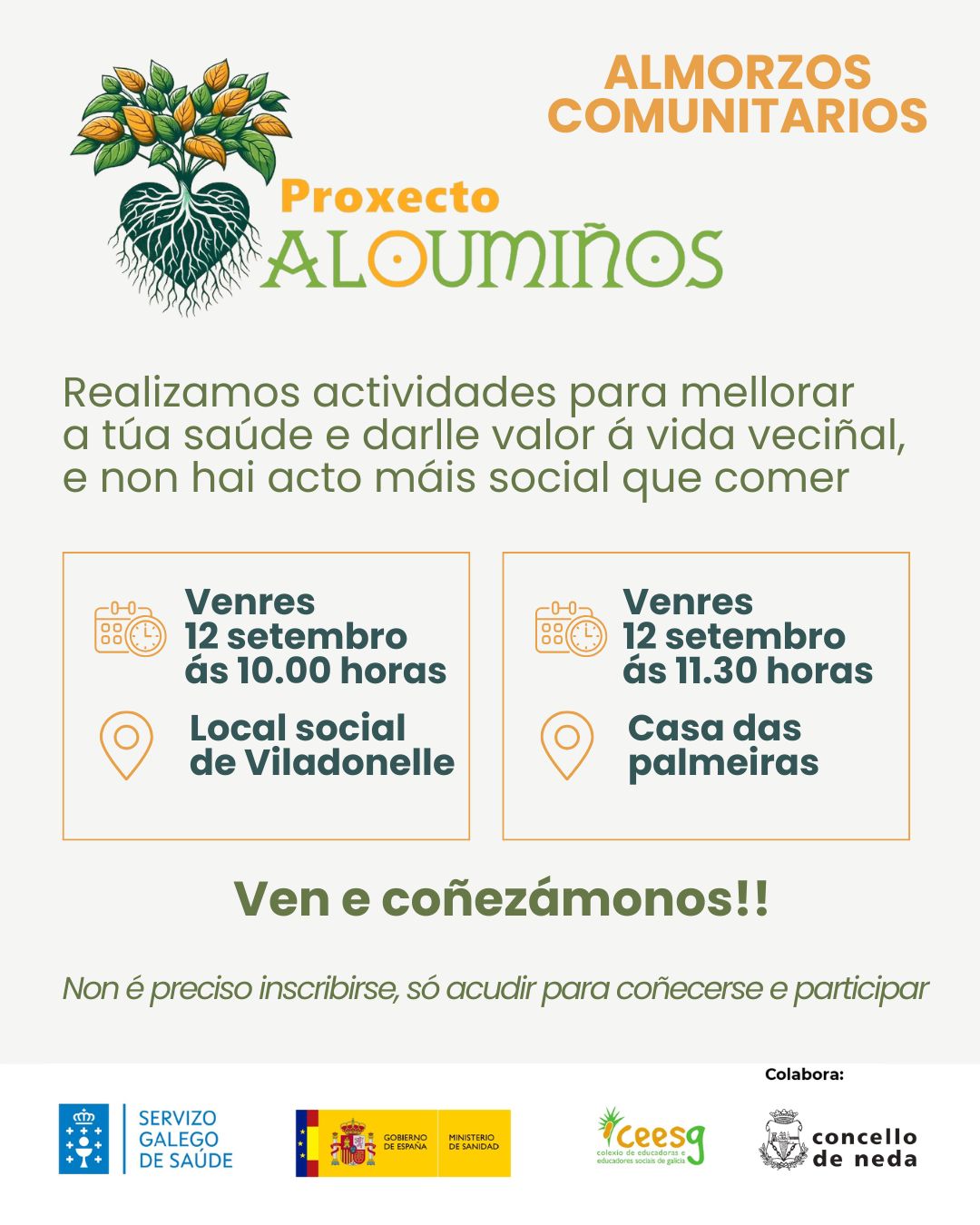 cartel redes presentación Aloumiños