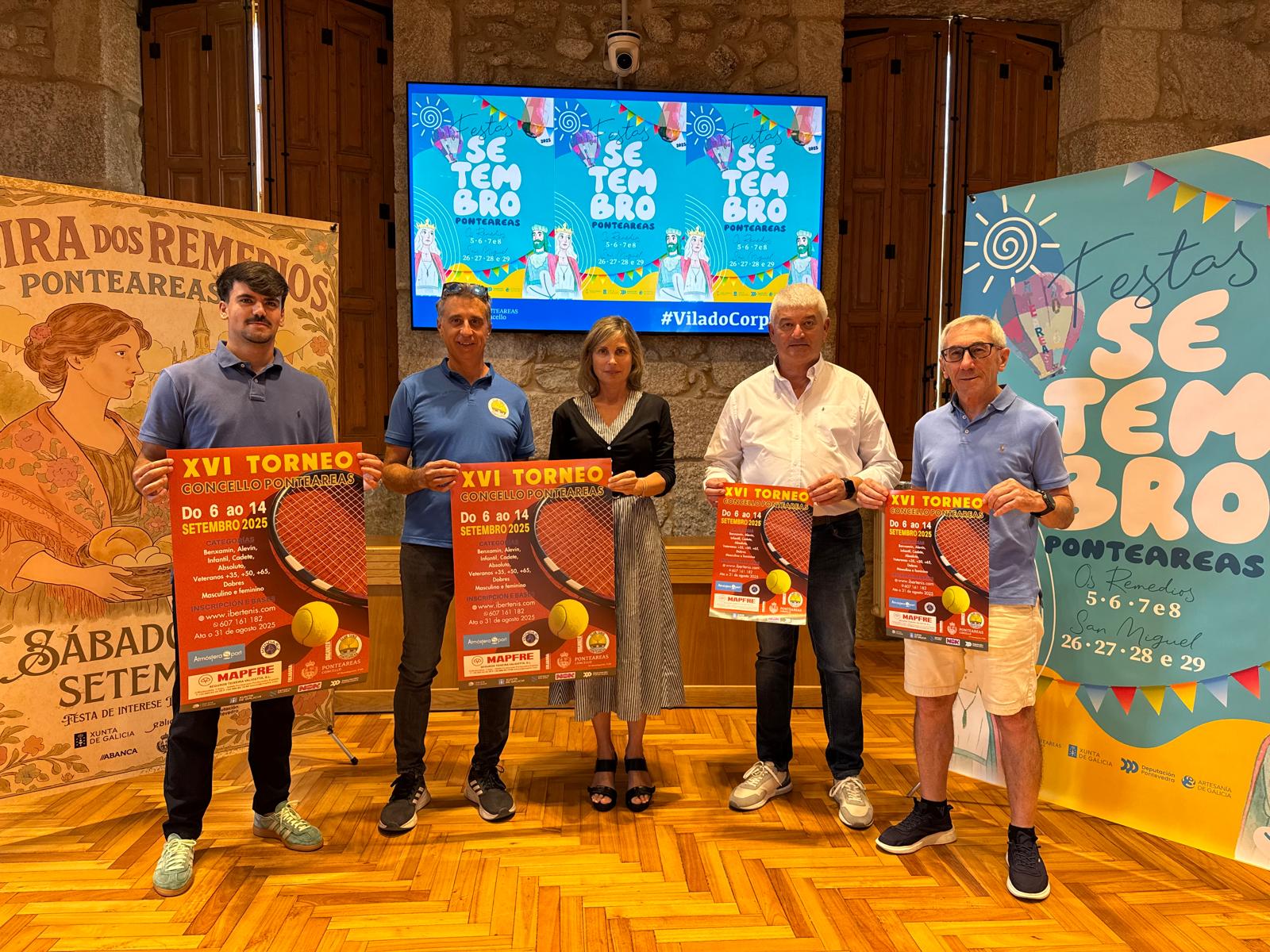 presentación Torneo Tenis setembro