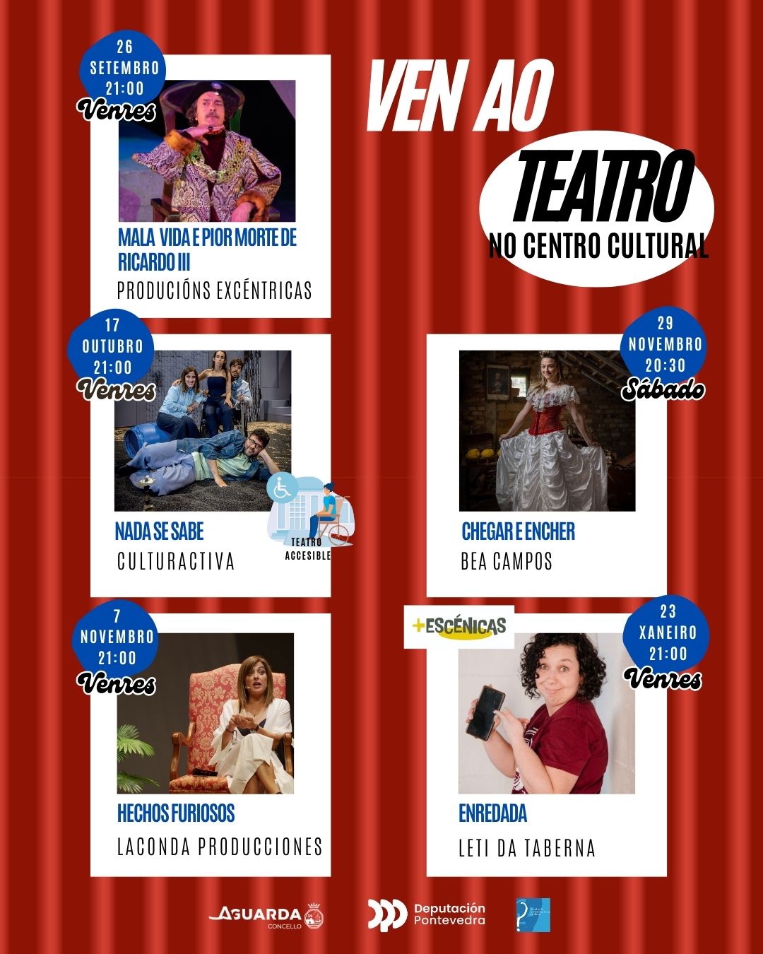 ven ao teatro