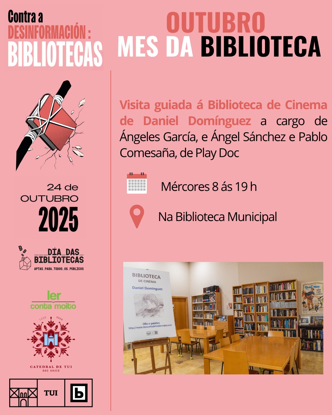 07102025 Visita Biblioteca Daniel Domínguez