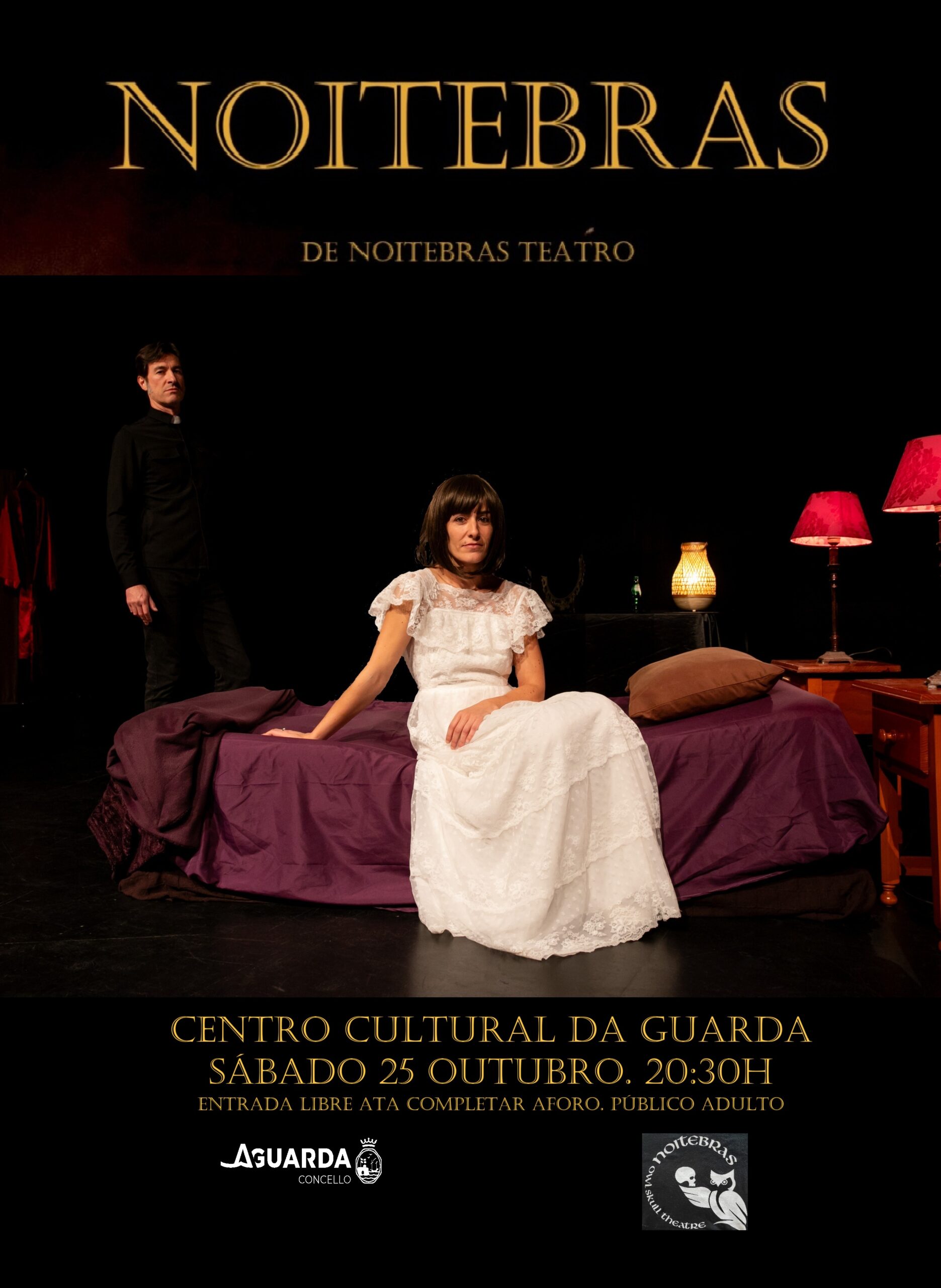 Cartel Noitebras na Guarda 25-10-2025