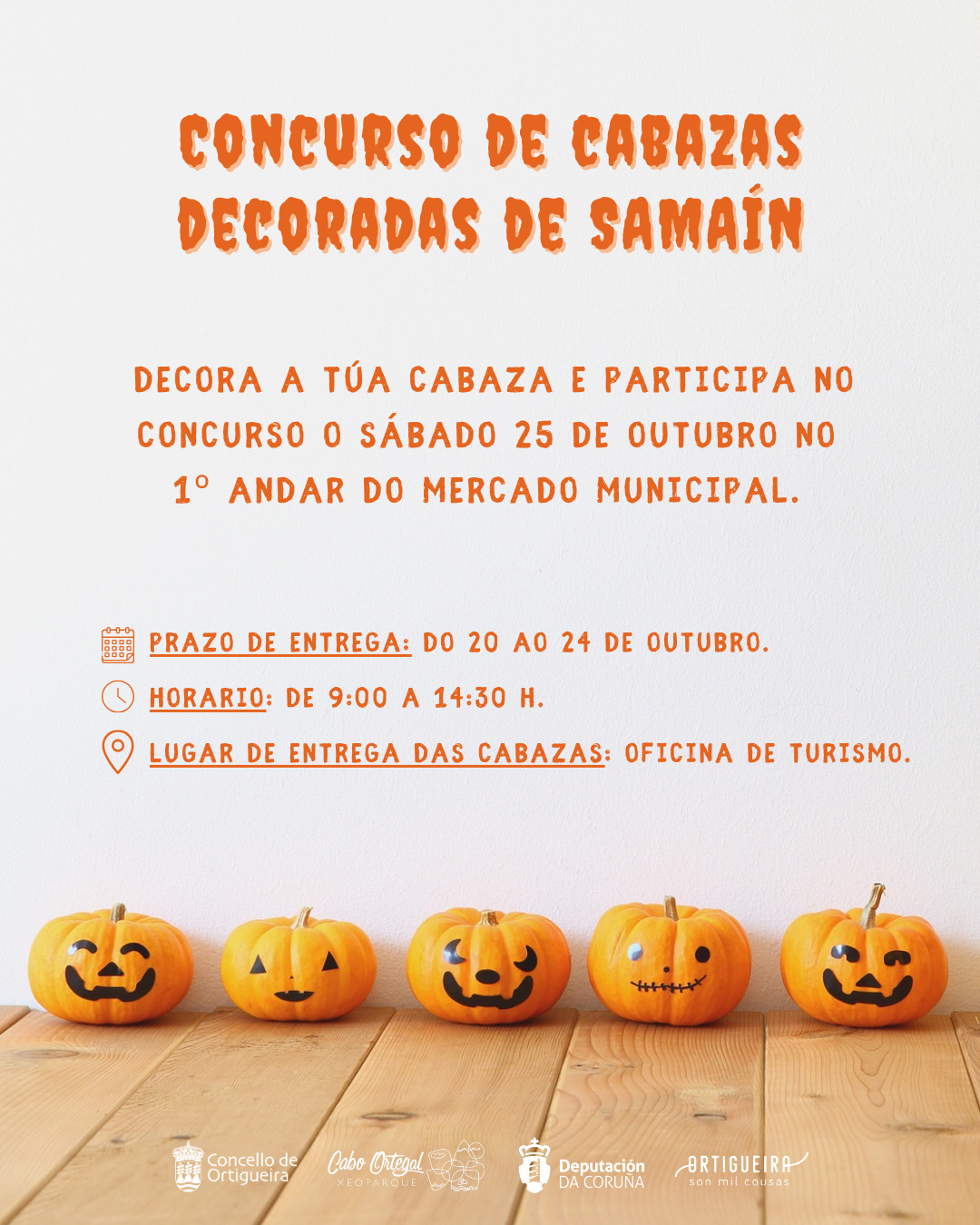 Concurso de cabazas decoradas de Samaín