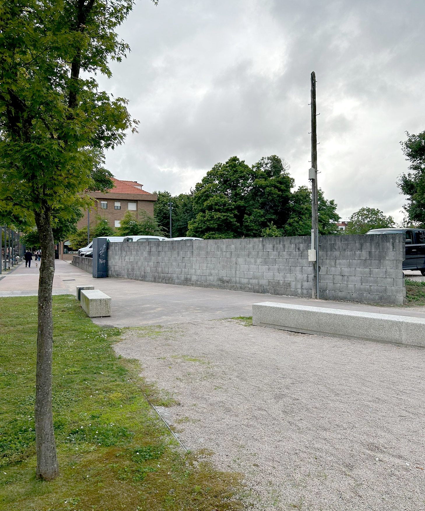 Espazo no que se realizará o mural gañador