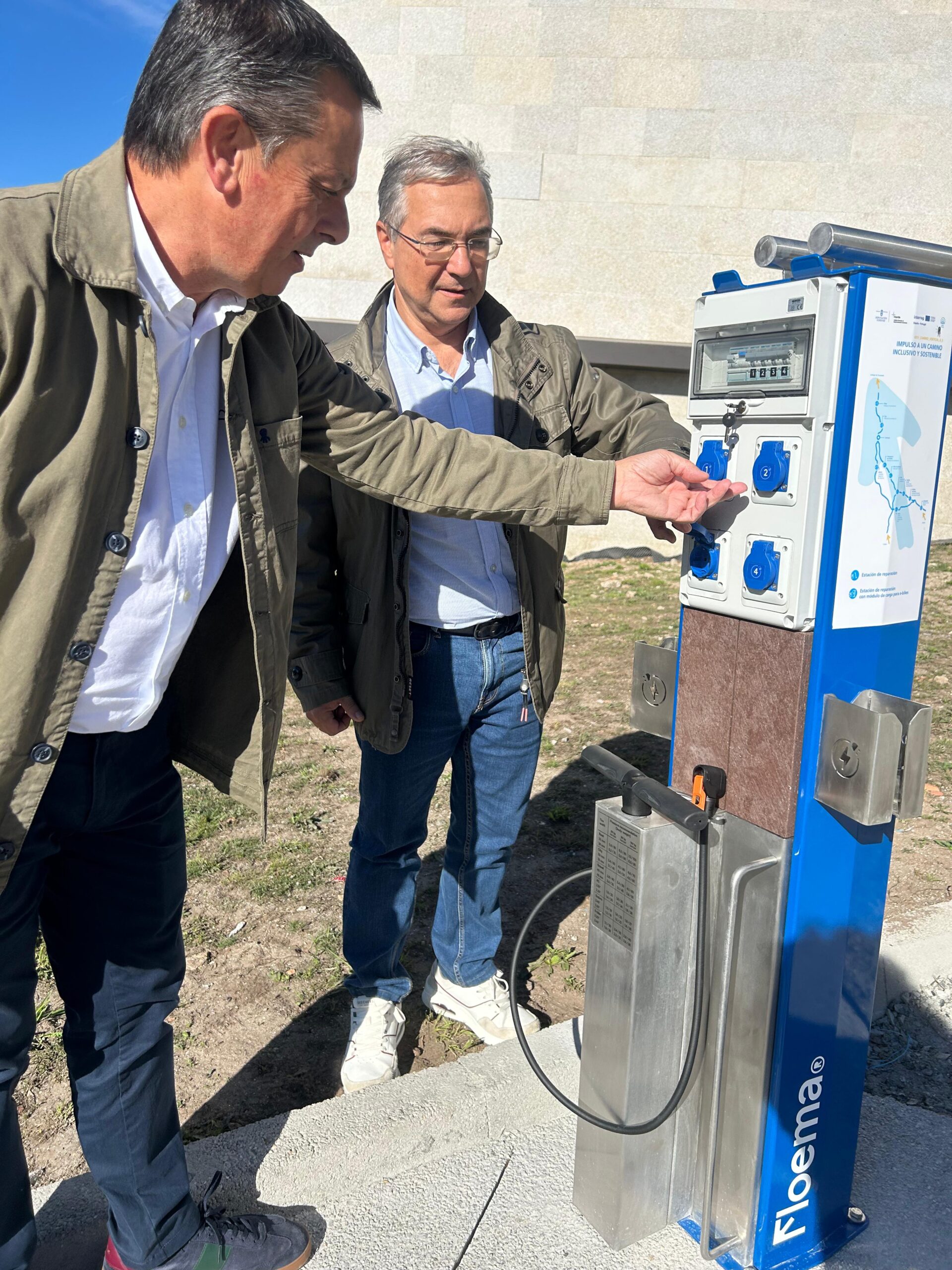 Estación de bicicletas en Piñor 1