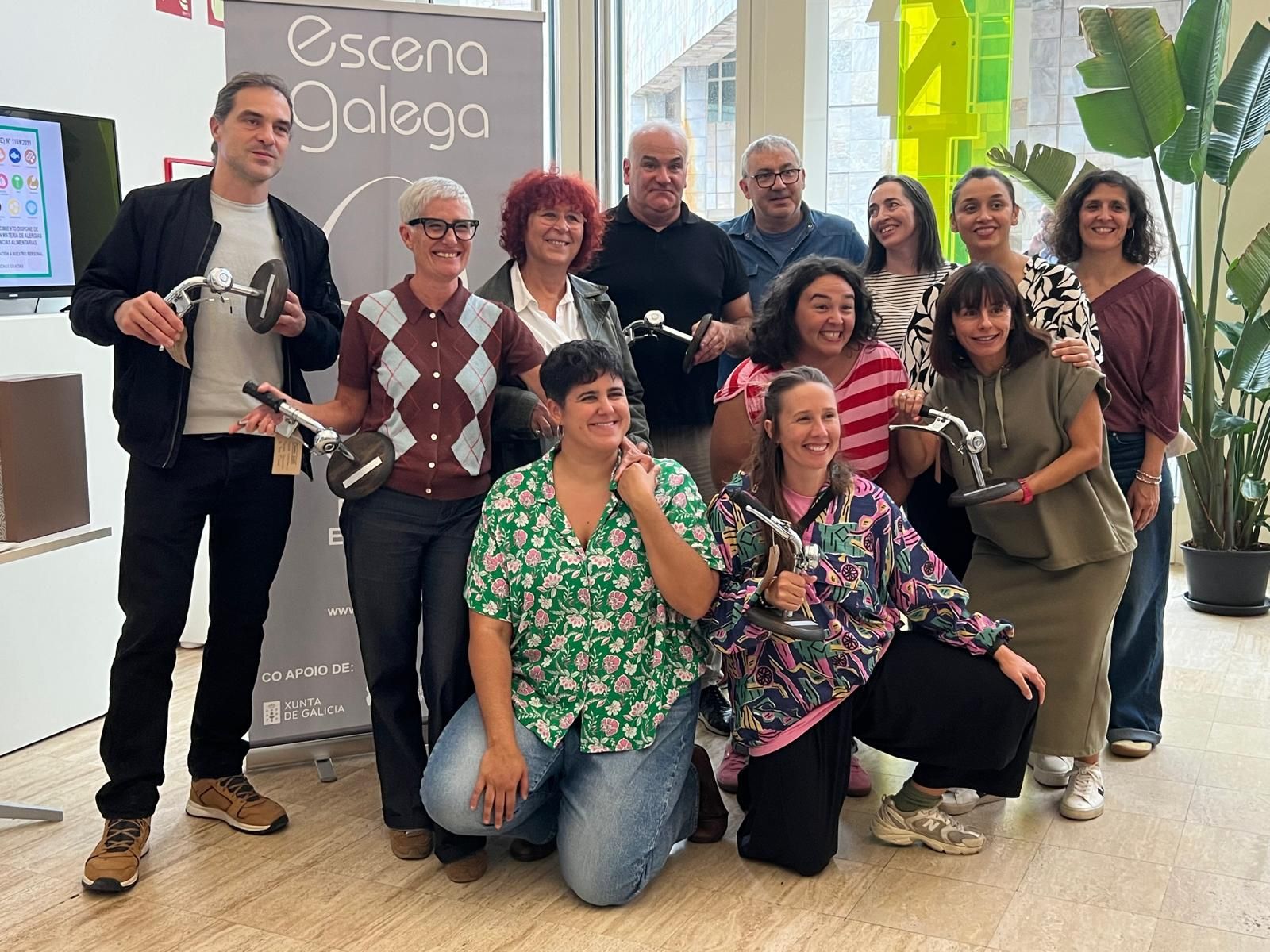 Foto de familia dos premiados