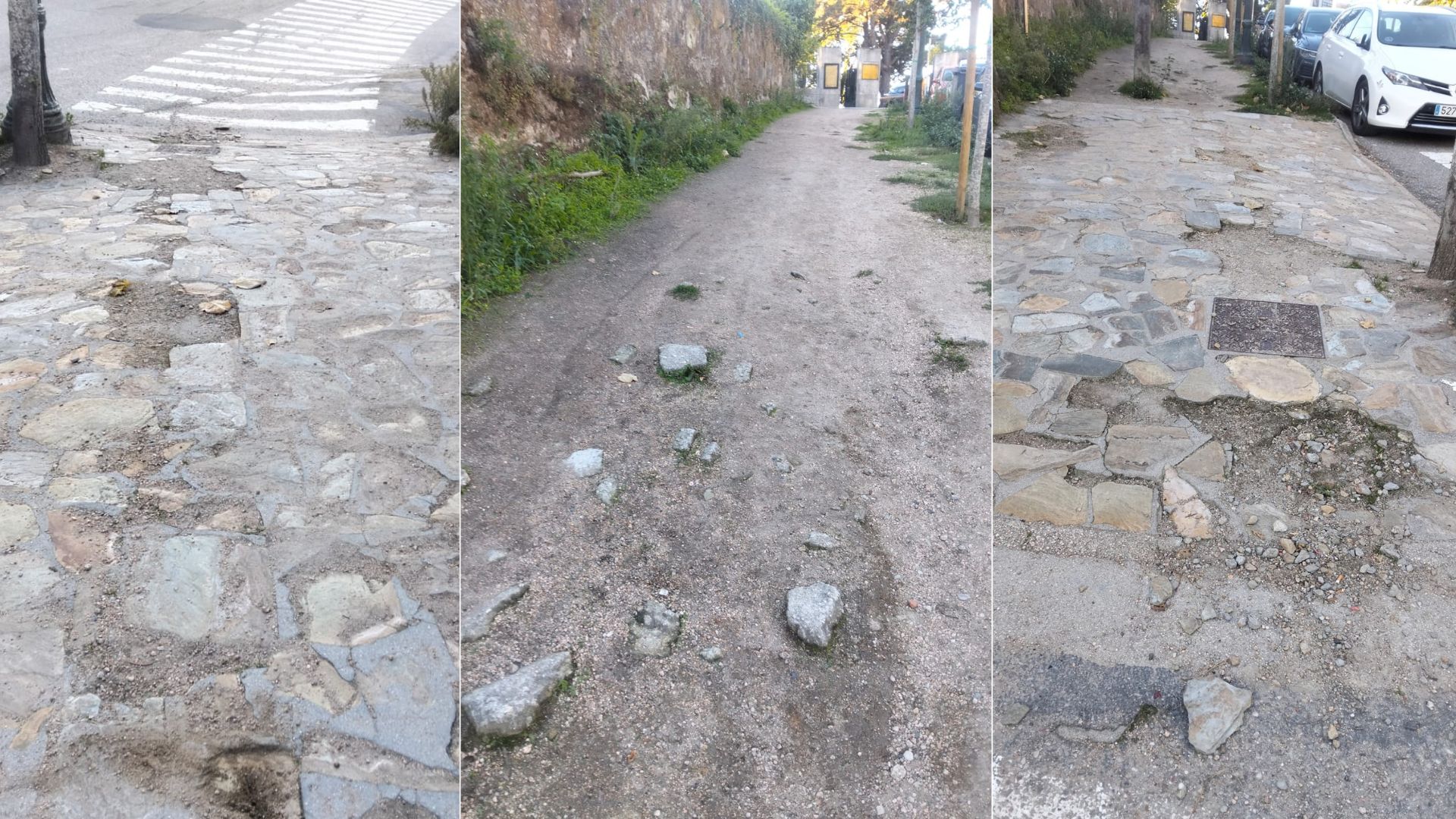 Foto_Beirarrúas en mal estado en Manuel Olivié