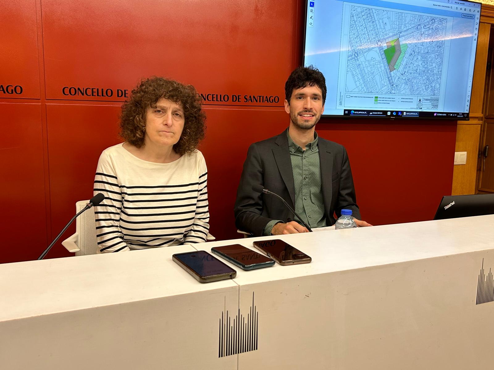 Goretti Sanmartín e Iago Lestegás rolda de prensa Peleteiro