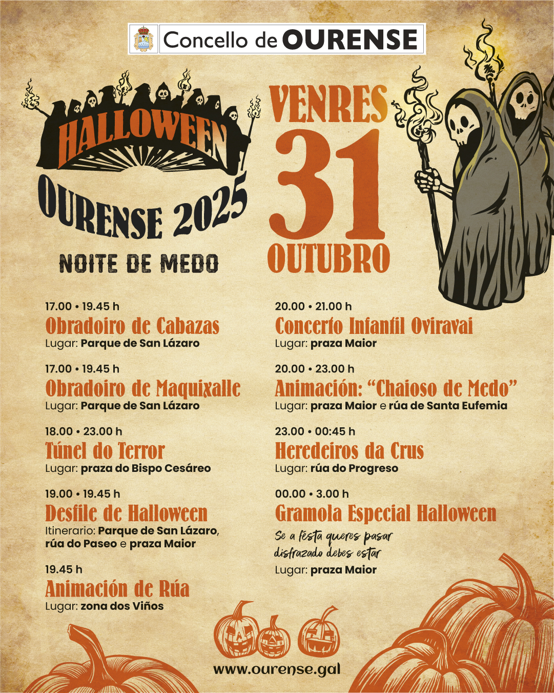 Halloween 2025 – Programa RRSS 1350 px
