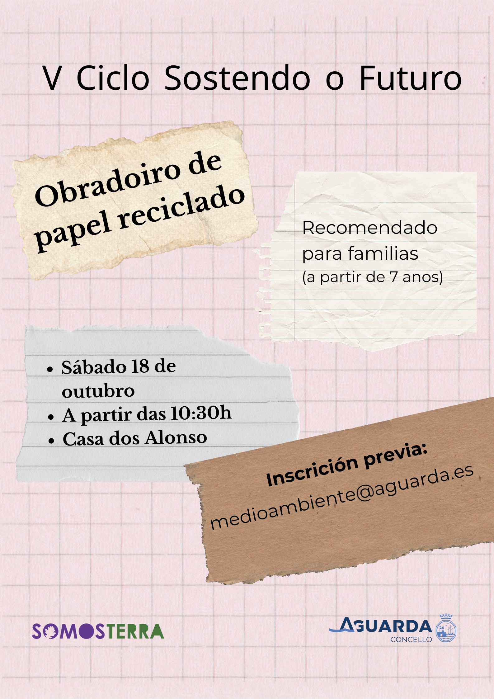 Papel recilado cartel