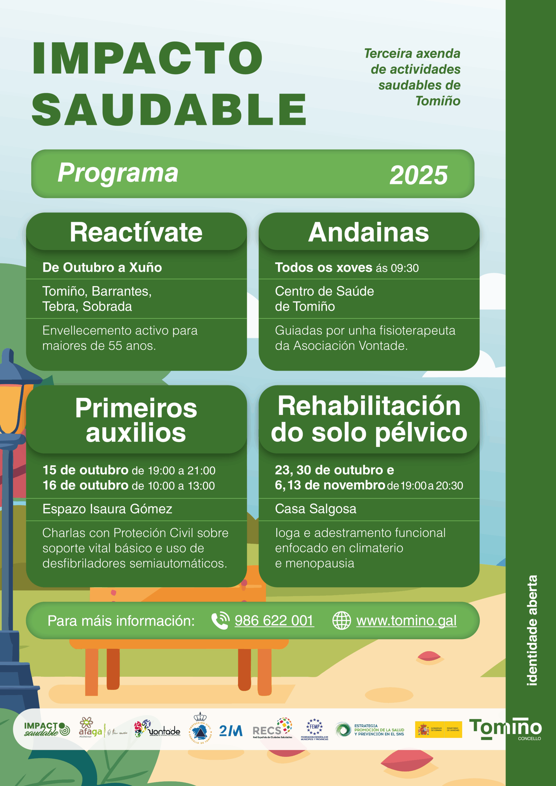 Tomiño activa corpo e mente coa terceira edición da axenda Impacto Saudable