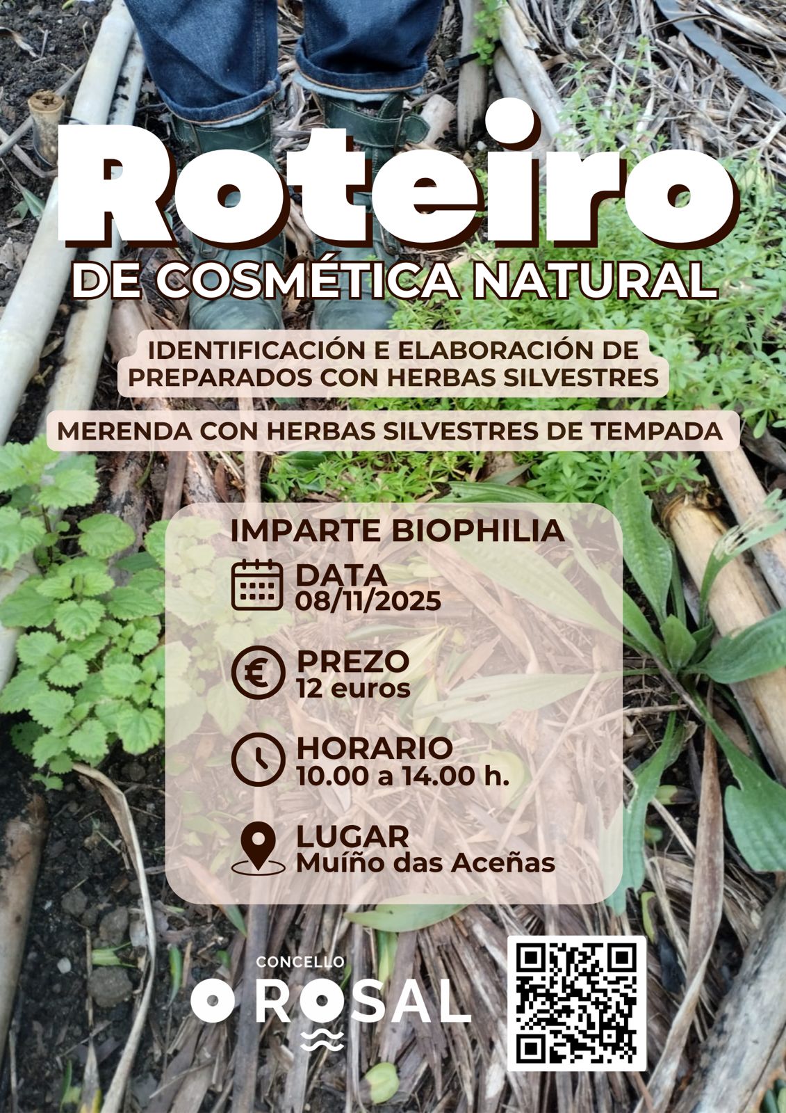 Un roteiro de cosmeìtica natural polas AcenÞas abre os Obradoiros de Outono do Rosal