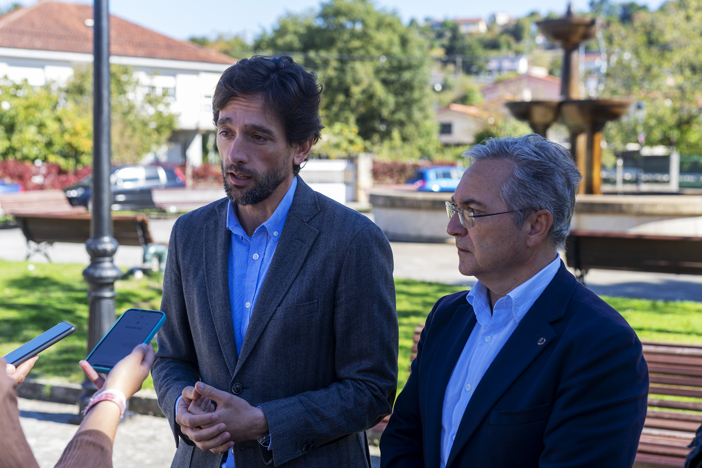 Visita de Adrián Vázquez a Pereiro 2