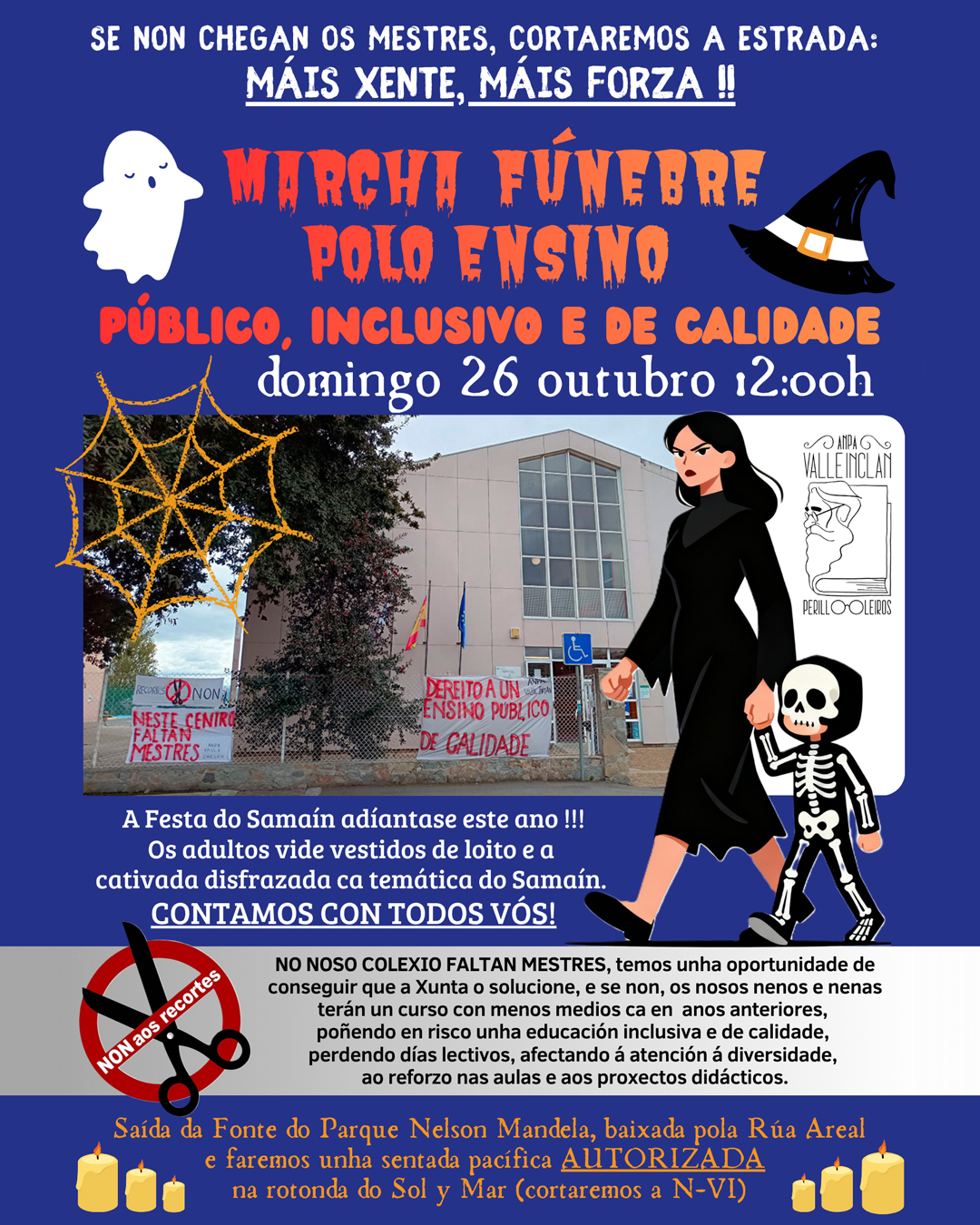 cartel marcha fúnebre26-10-25