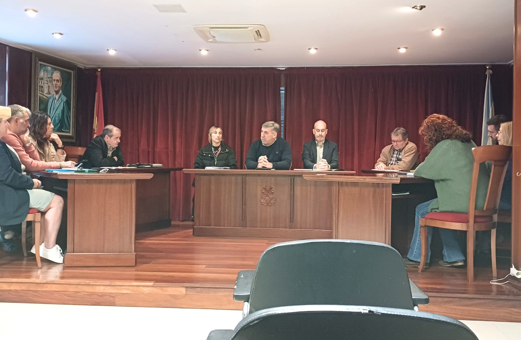 imaxe do pleno extraordinario desta mañá