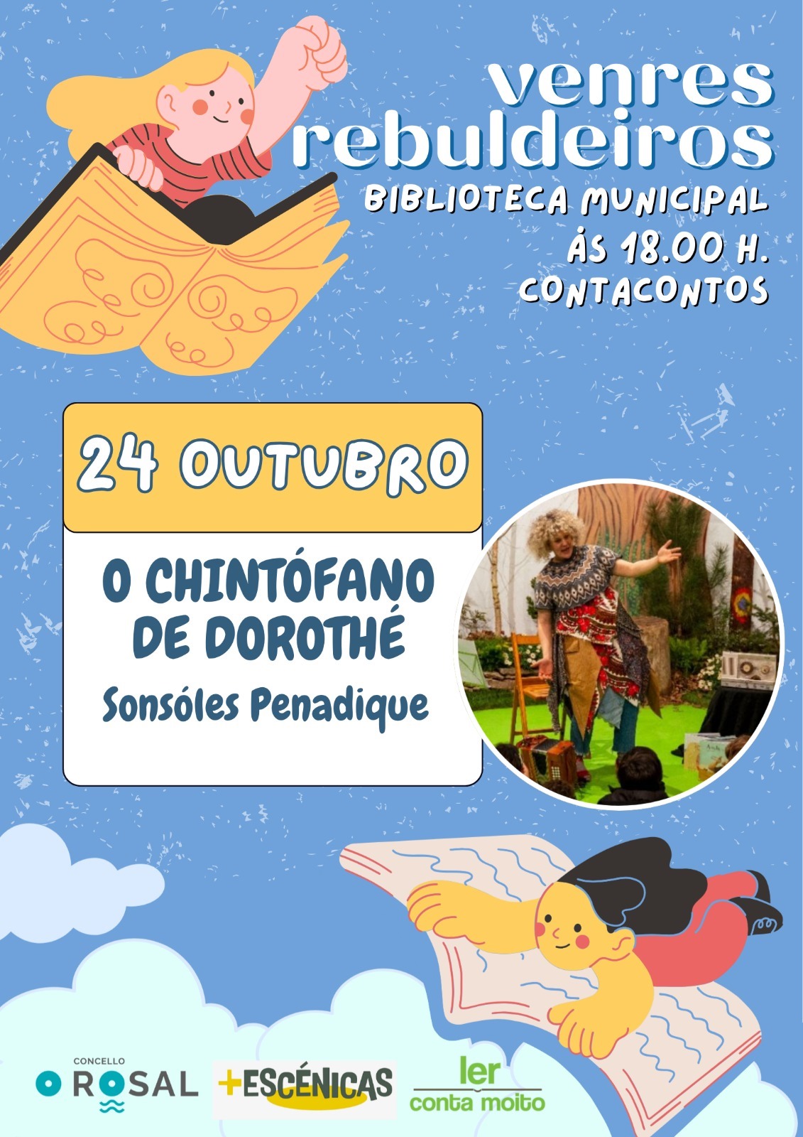‘O Chintoìfano de Dorotheì’ transporta aì cativada ao mundo da muìsica e os contos no Rosal