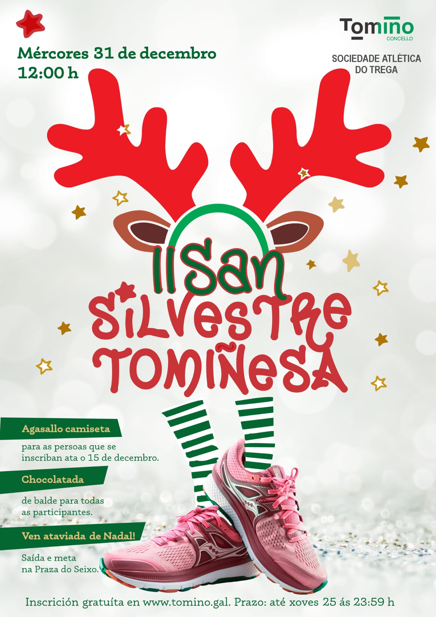 A segunda edición da Carreira San Silvestre Tomiñesa xa está en marcha