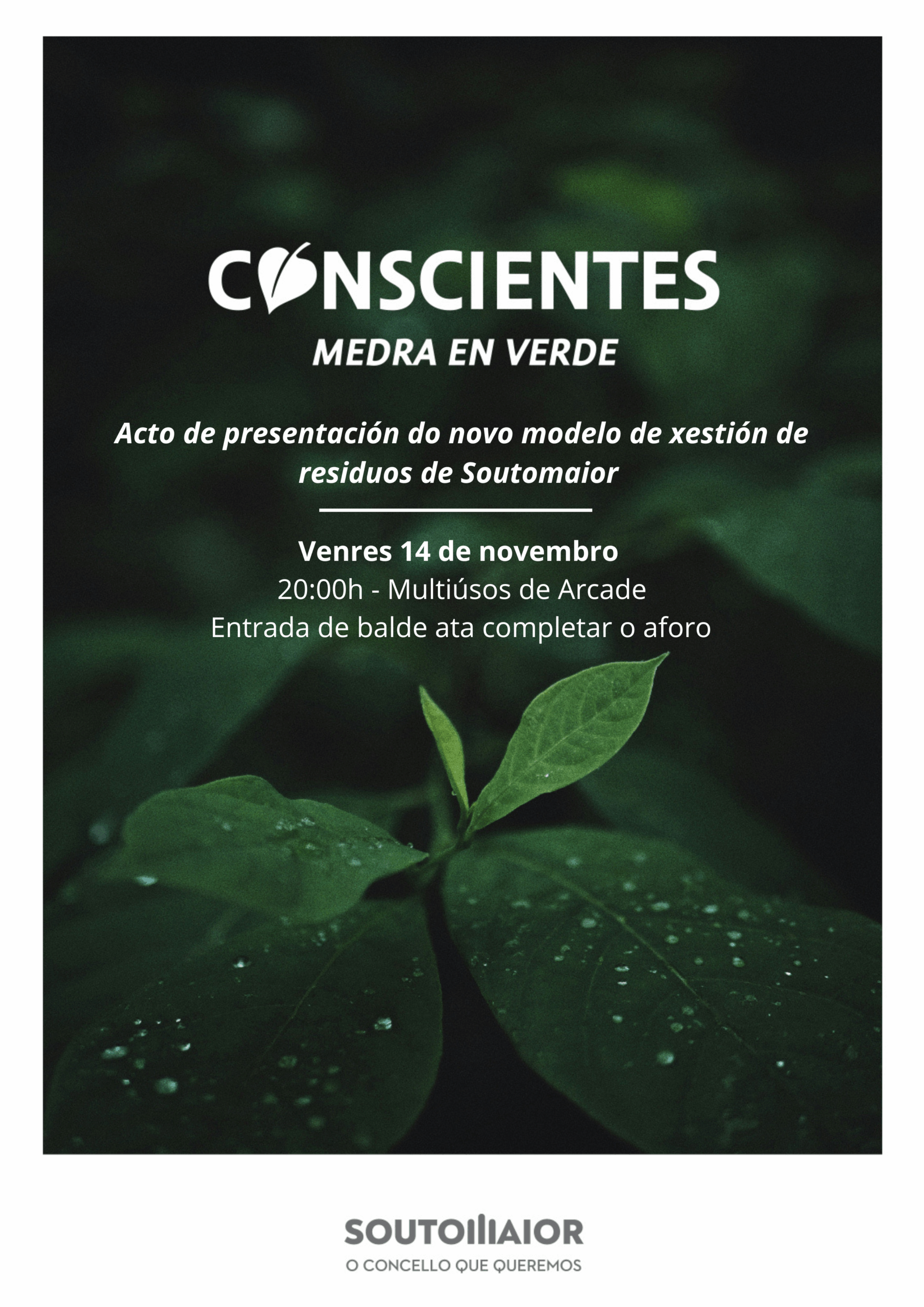 Acto de presentación do novo modelo de xestión de residuos de Soutomaior