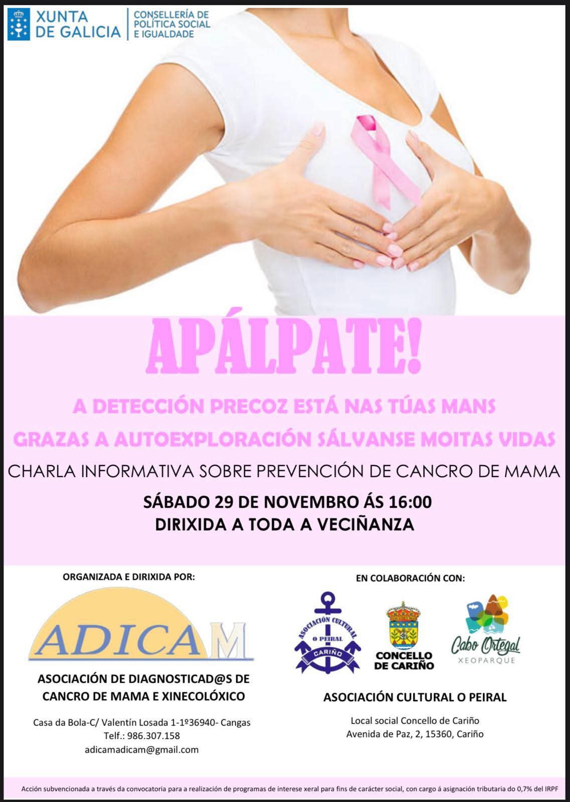 CARTEL 1 Cariño – Ocio y concienciación se dan la mano este sábado en el Concello de Cariño