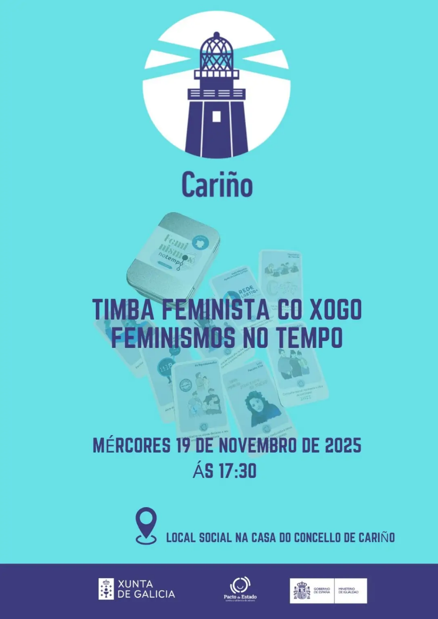 CARTEL Cariño – Cariño acogerá una timba feminista para conmemorar el 25N dentro de la campaña ‘De Faro a Faro’
