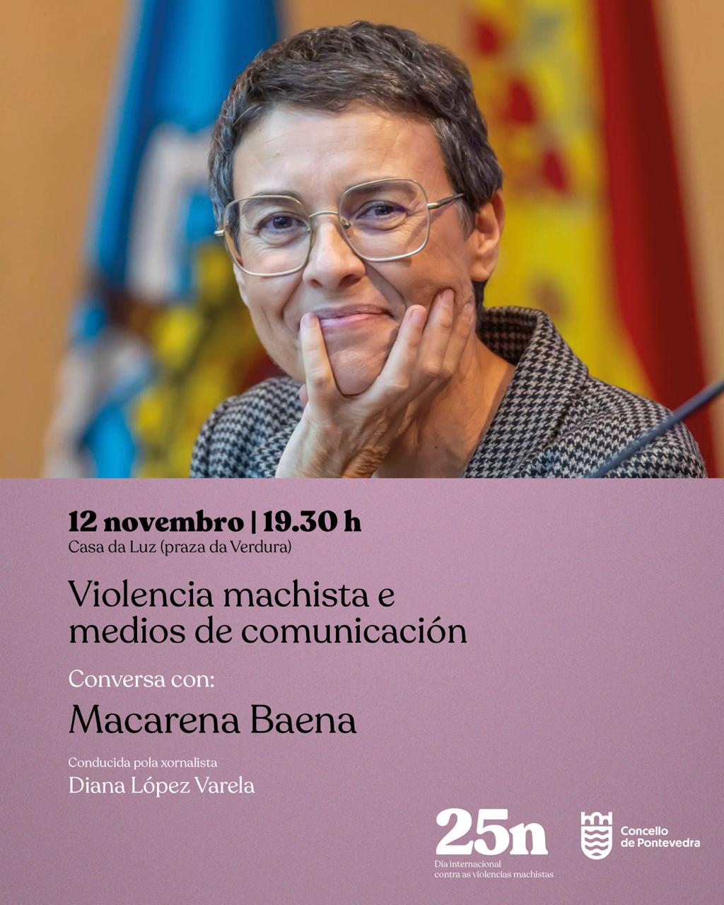 Cartaz. Faladoiro. Macarena Baena