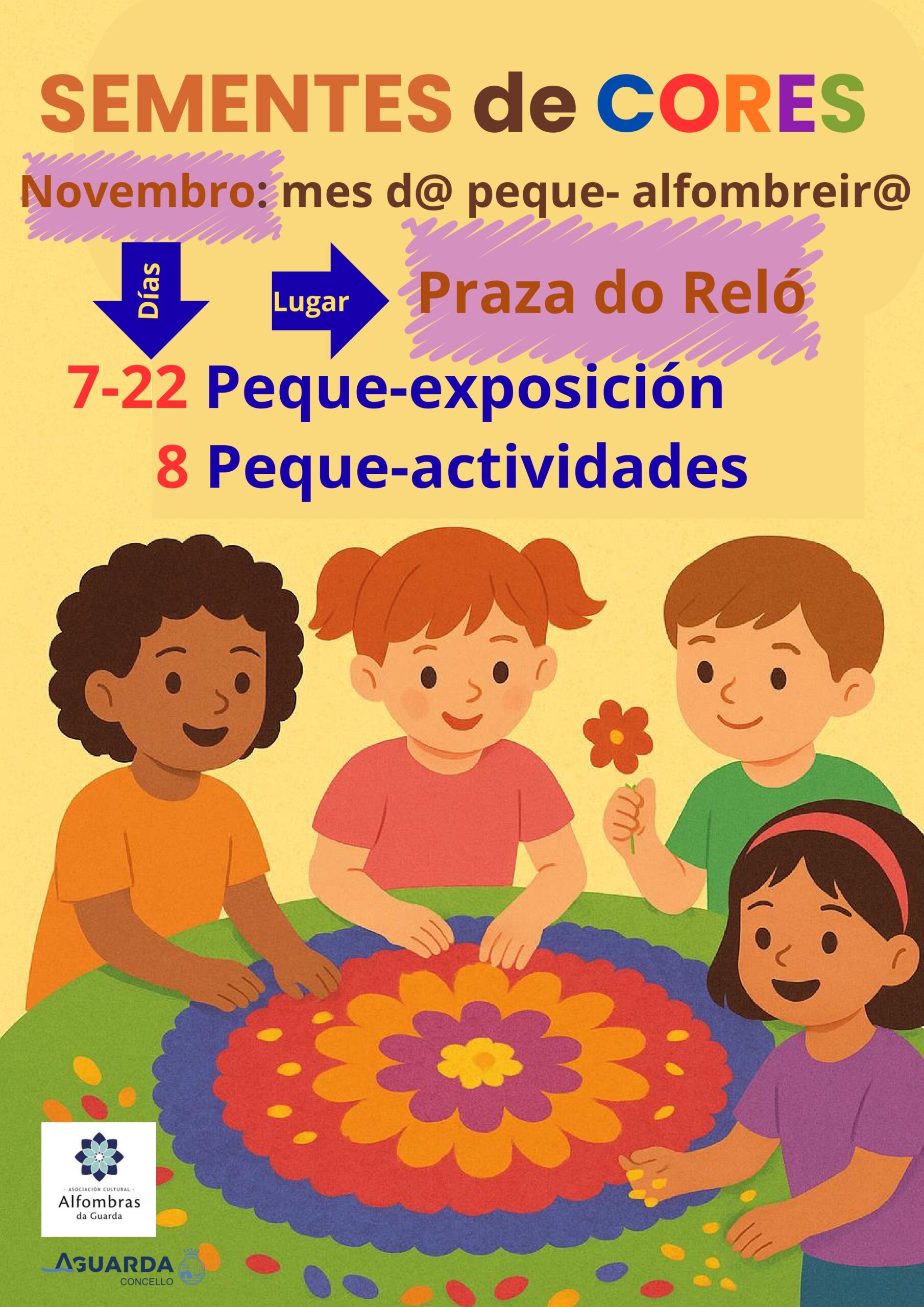 Cartel alfombras novembro