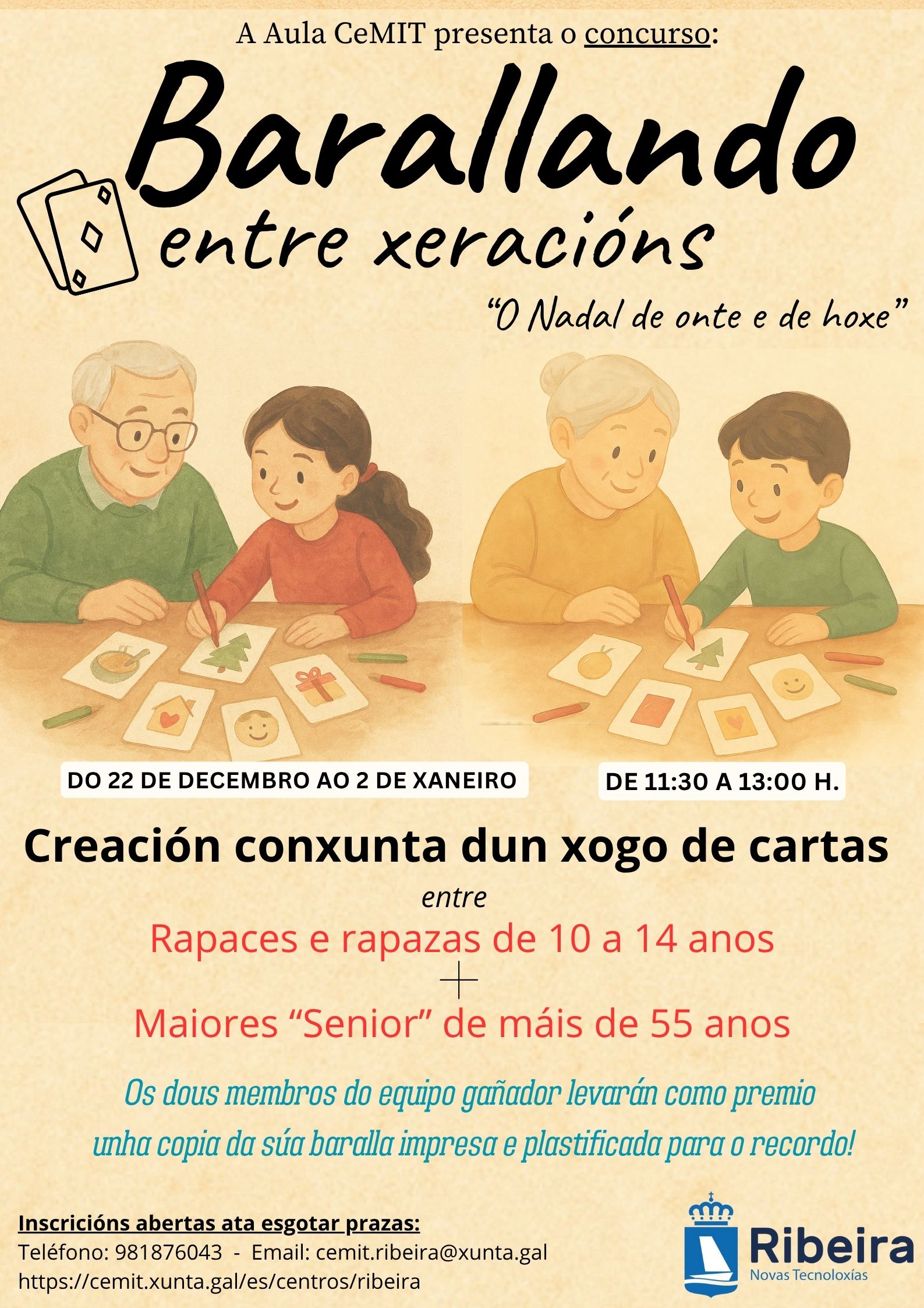 Cartel do curso Barallando entre xeracións 2025