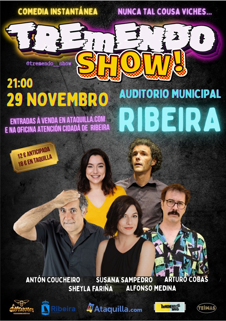 Cartel do espectáculo Tremendo Show 2025