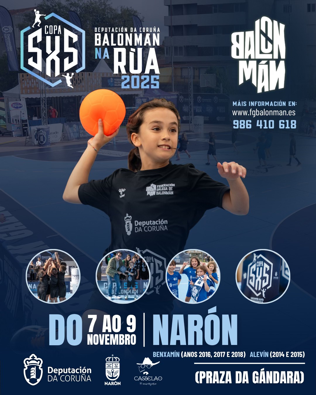 Copa 5×5 de balonmán na rúa