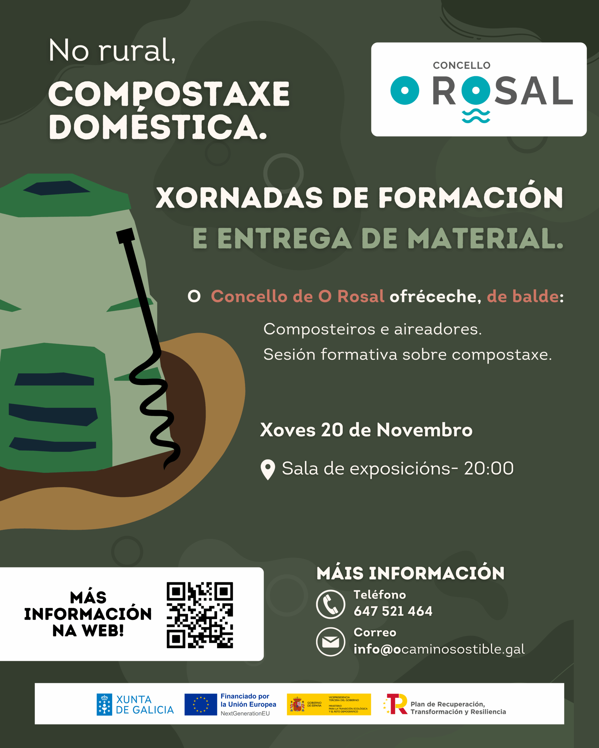 Creatividad entrega compost