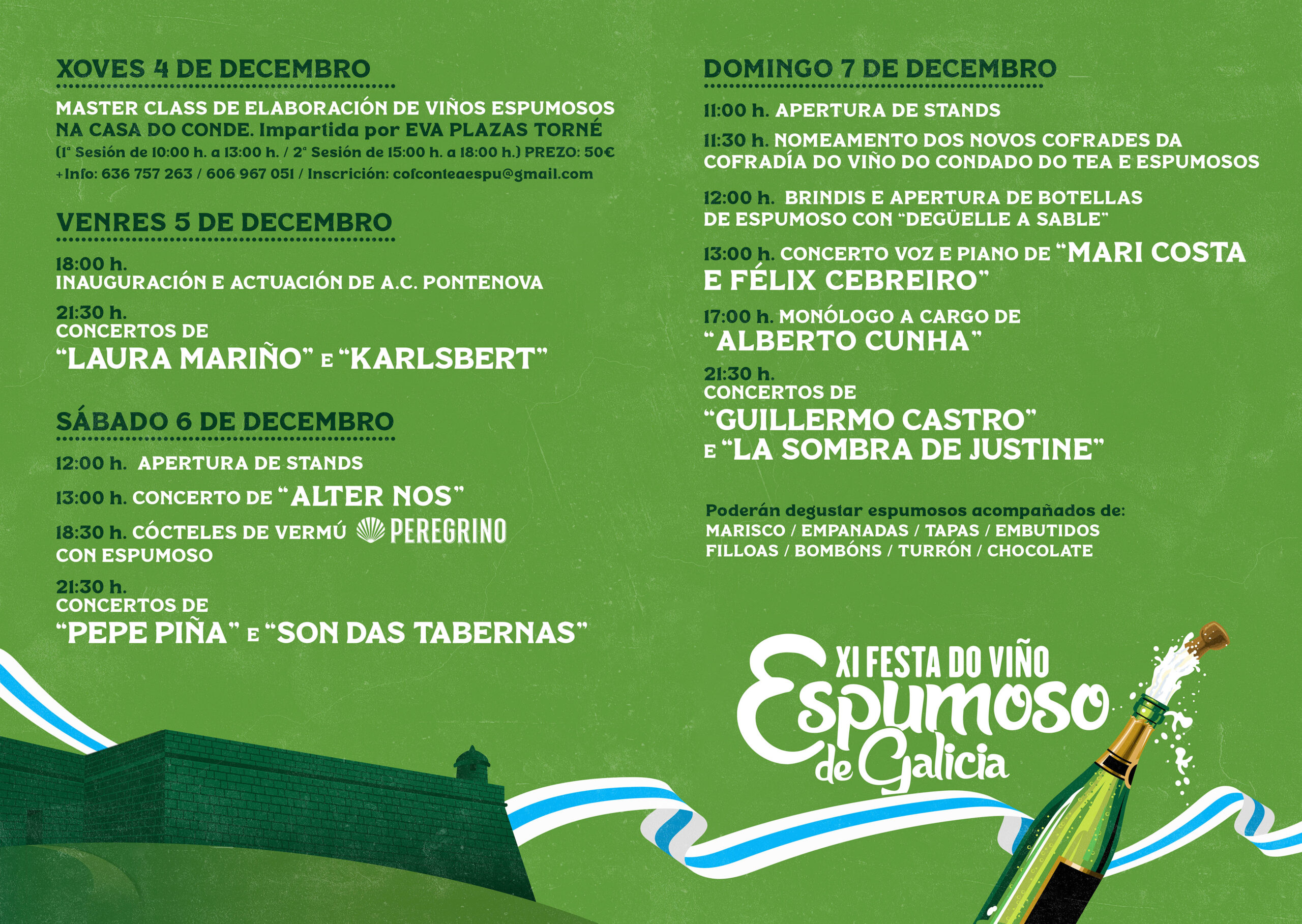 Díptico Festa do viño espumoso 2025 n3