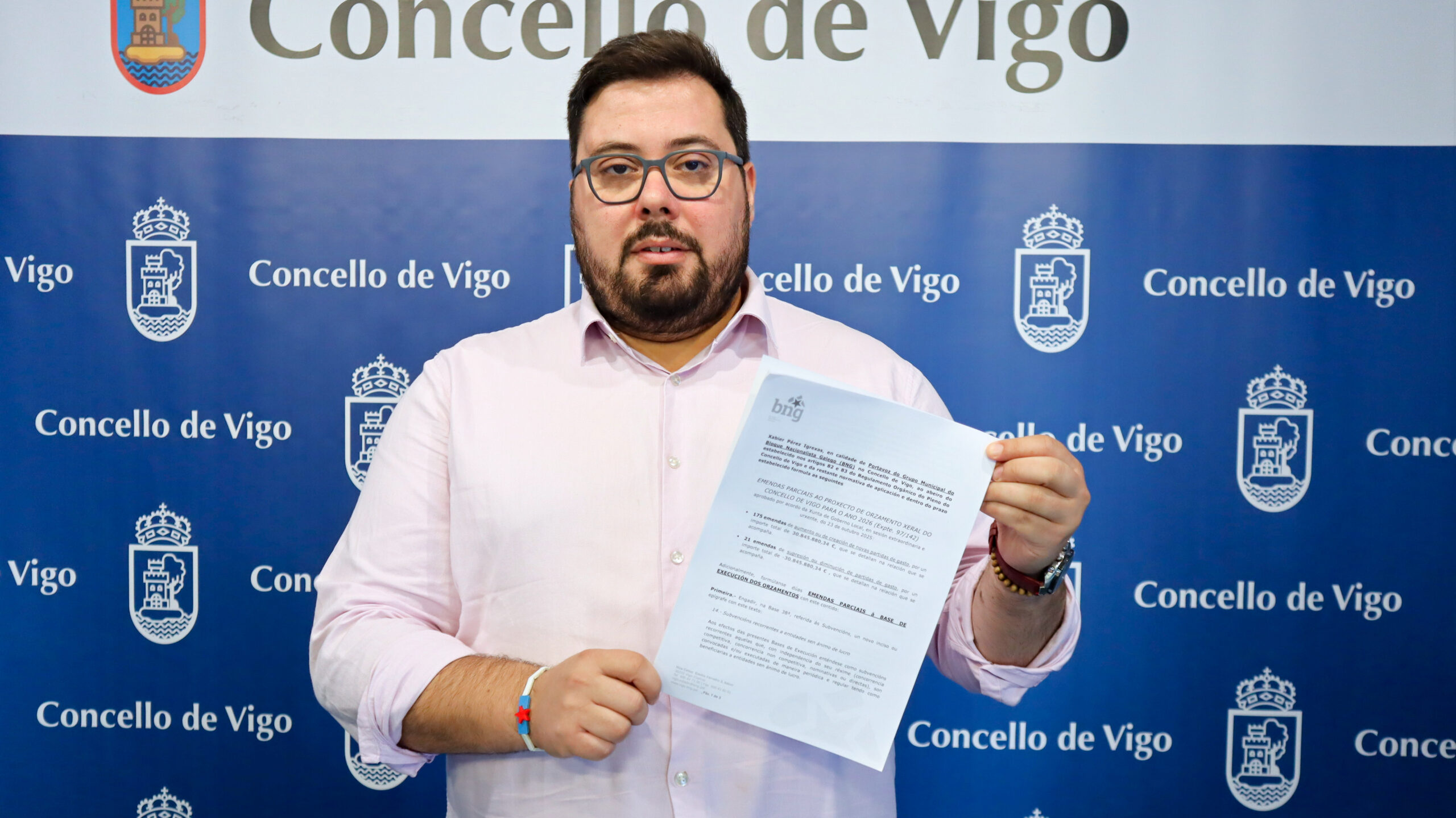 Foto_Xabier P. Igrexas, portavoz municipal BNG Vigo