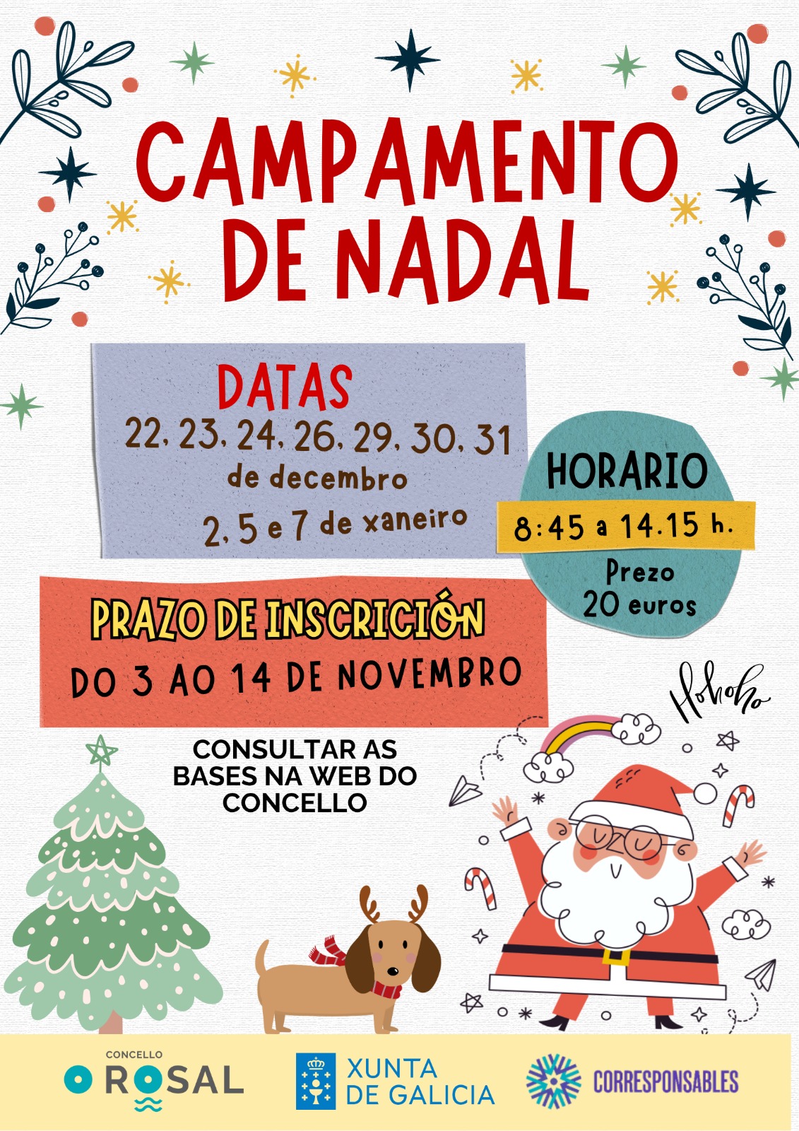 O Rosal sementa igualdade e diversioìn no seu Campamento de Nadal