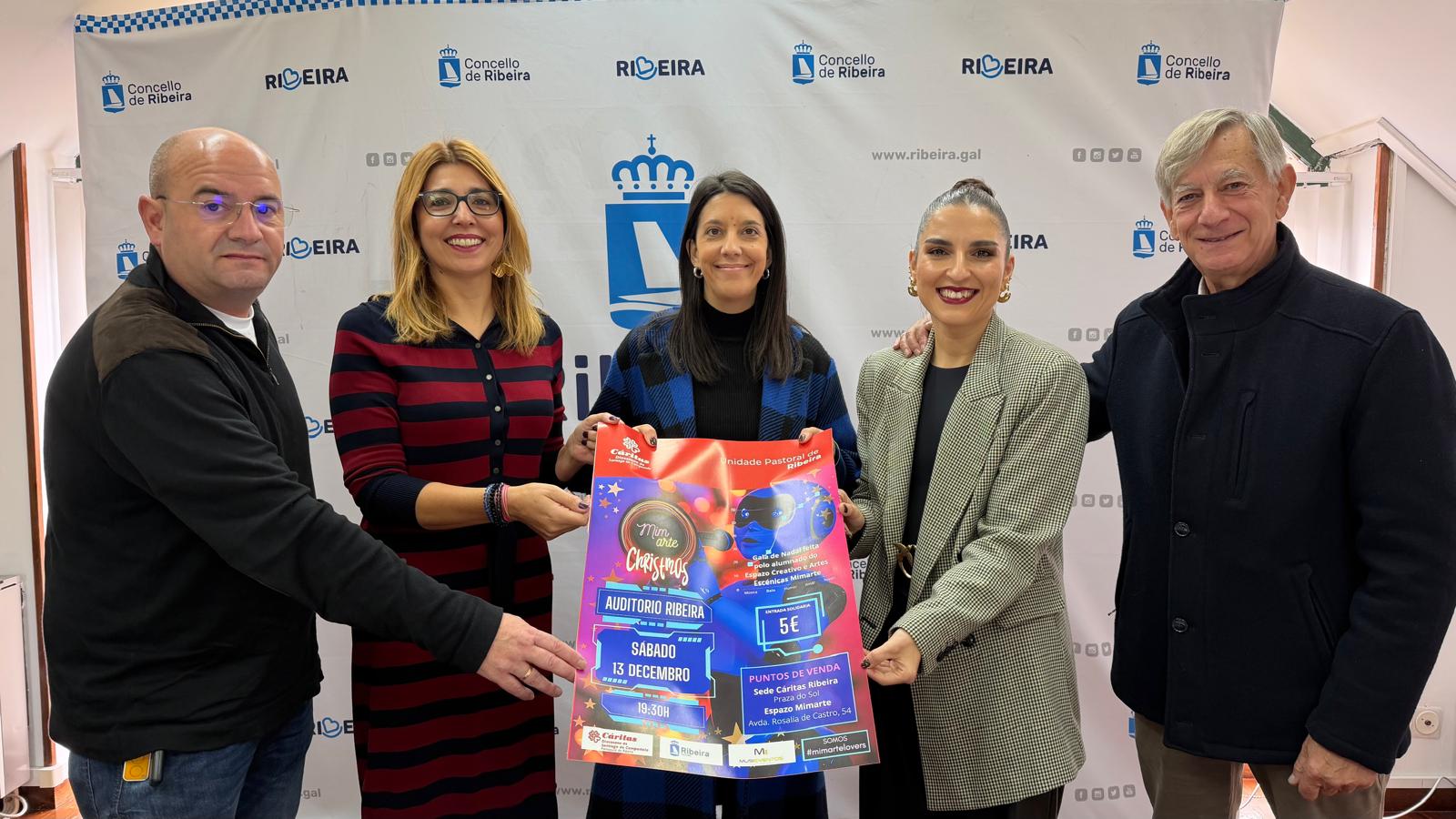 Presentación gala solidaria Cáritas. Novembro 2025