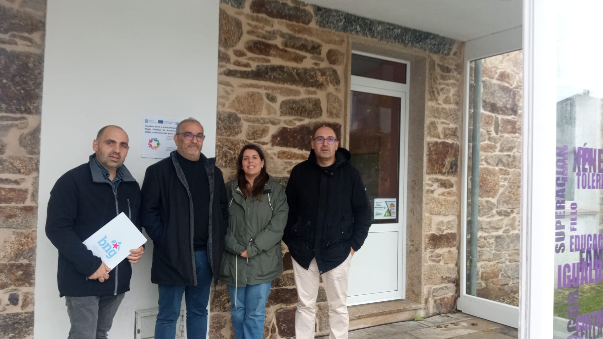 Visita deputads Santa Comba