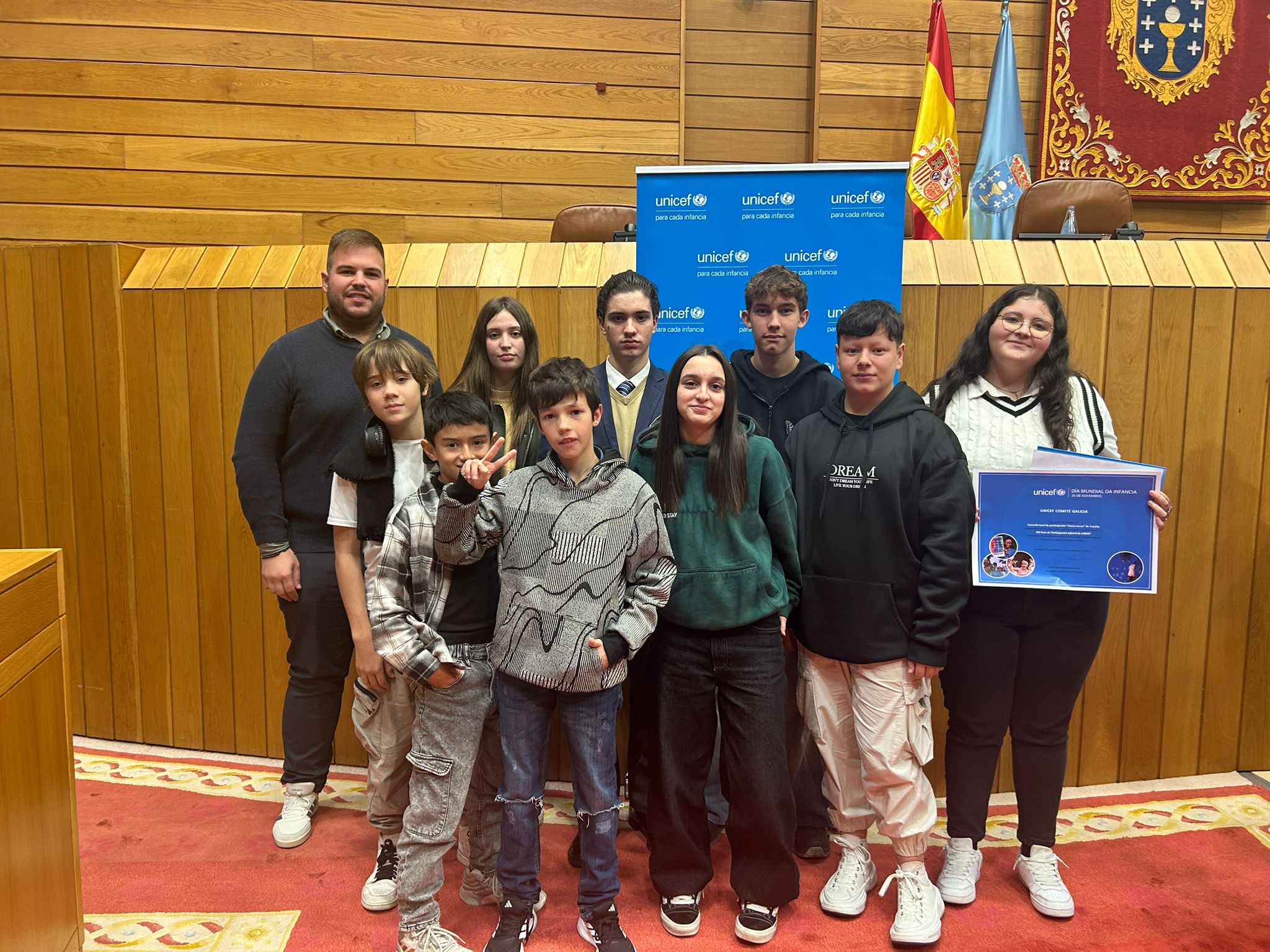 Voces Novas leva o sentir da infancia sobre os dereitos dixitais ao XIII Foro de Unicef 01