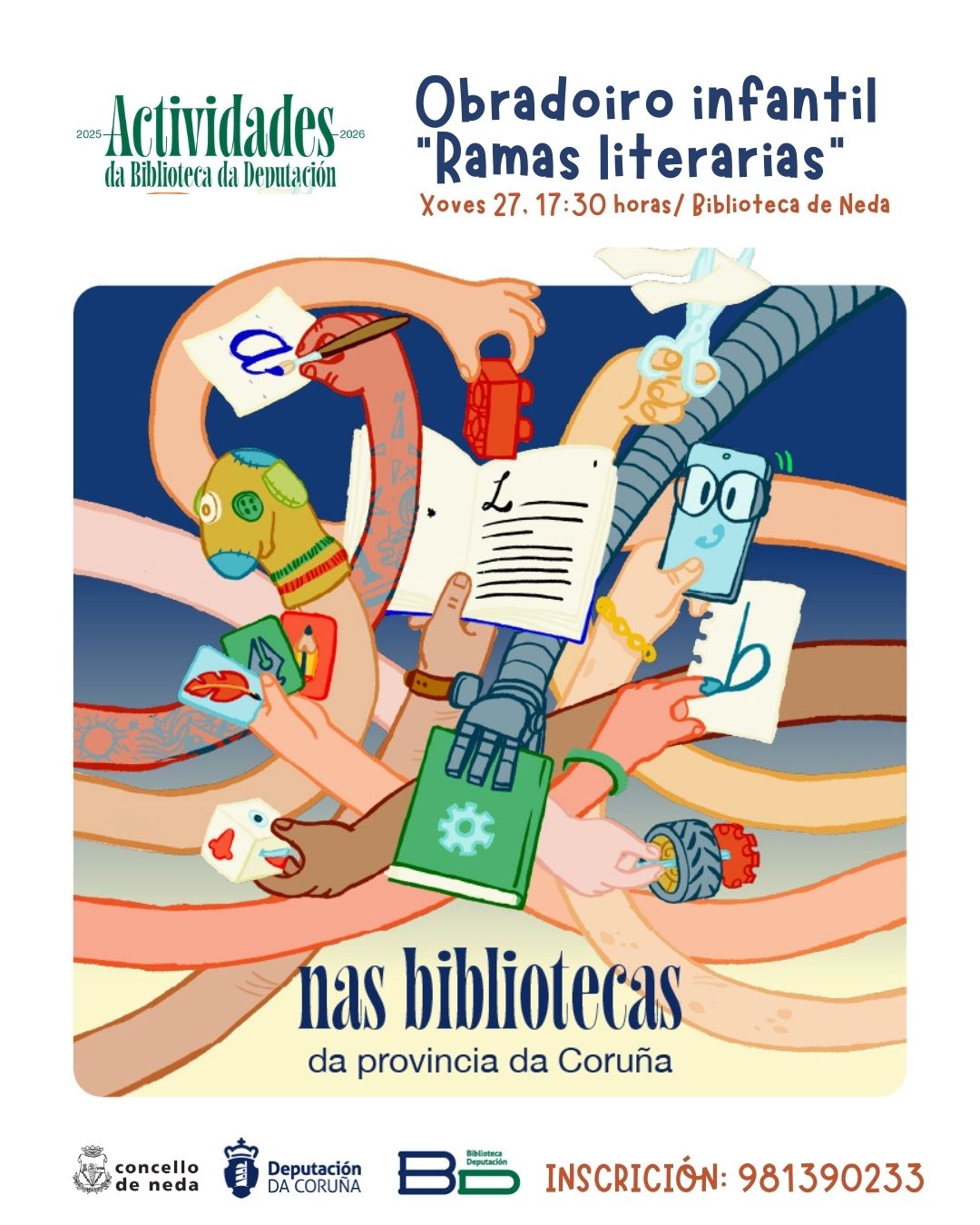 cartel Ramas Literarias