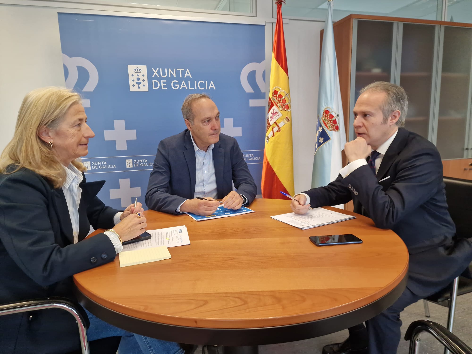 reunión transporte publico