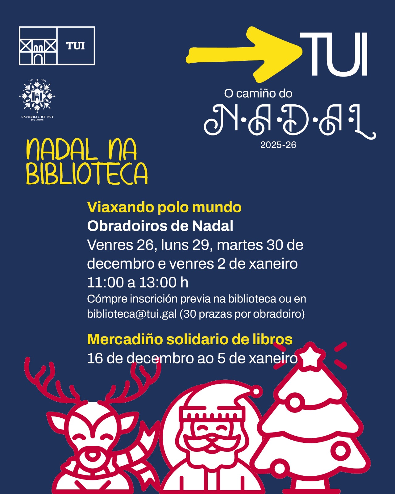 10122025 Cartel Nadal na Biblioteca 2025