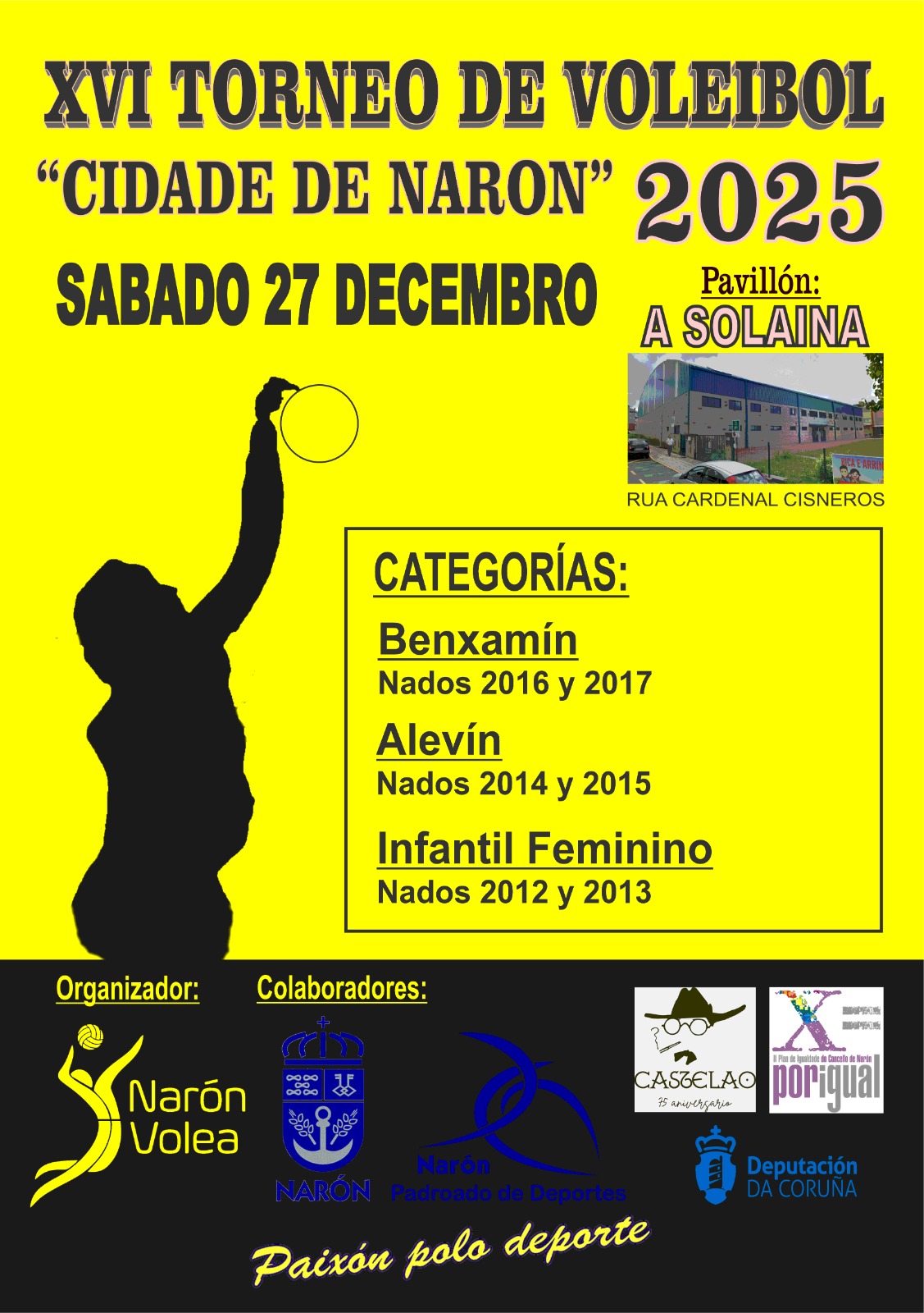 Cartel Torneo Voleibol