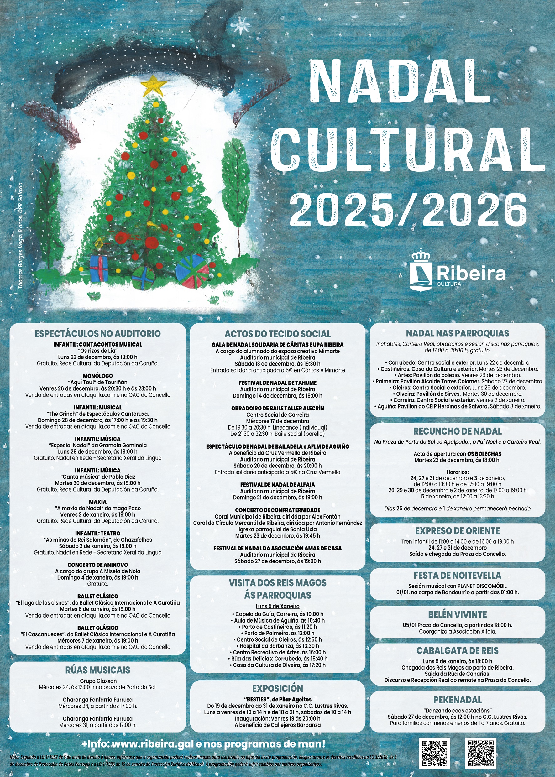 Cartel da programación de Nadal 2025-2026