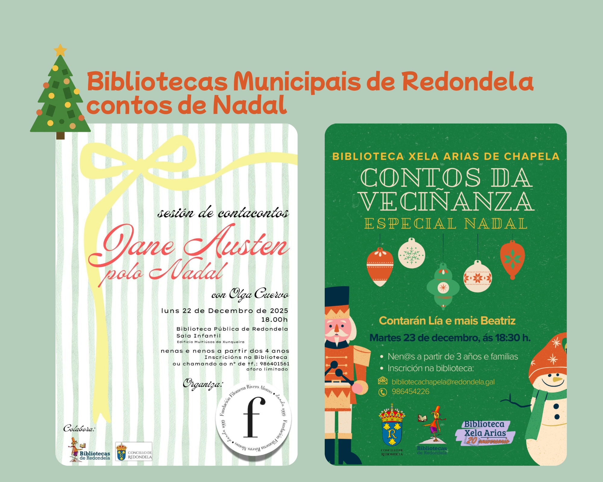 Contacontos Nadal Redo e Cha