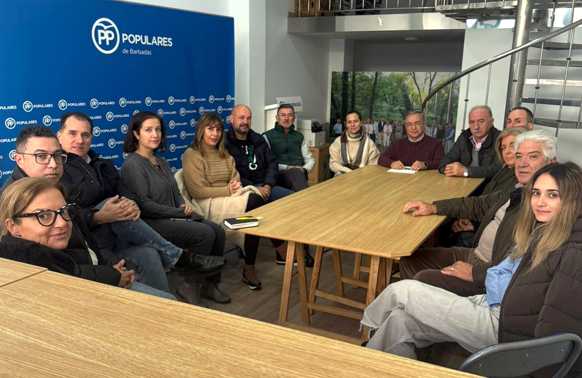 Foto reunión xestora PP Barbadás