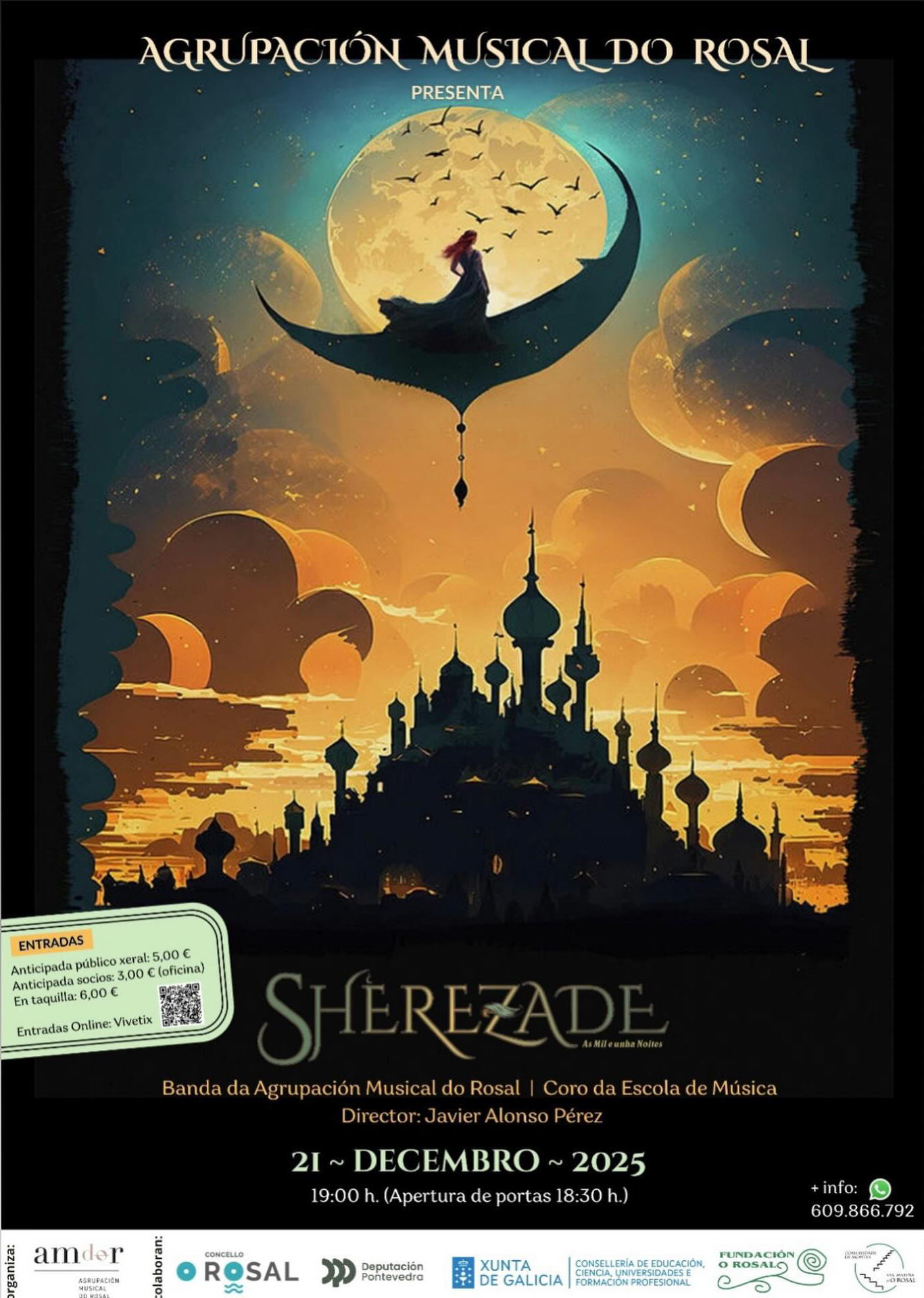 O Nadal soa a maxia no Rosal co uěltimo gran concerto do ano