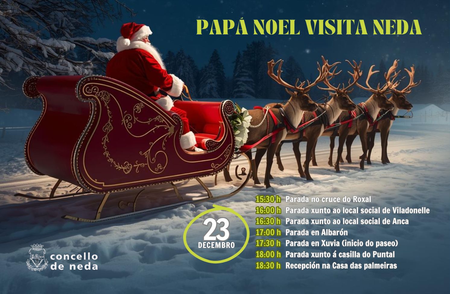 cabalgata Papá Noel 2025