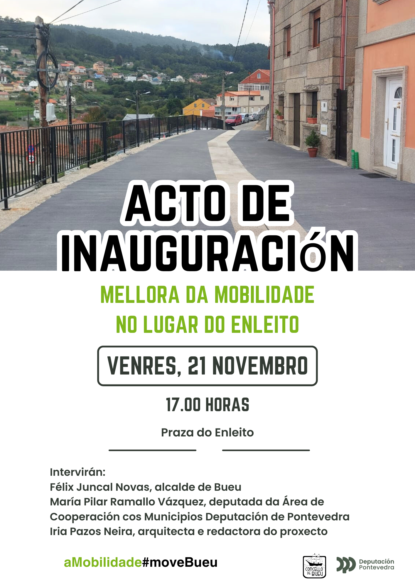 cartel acto inauguracion enleito