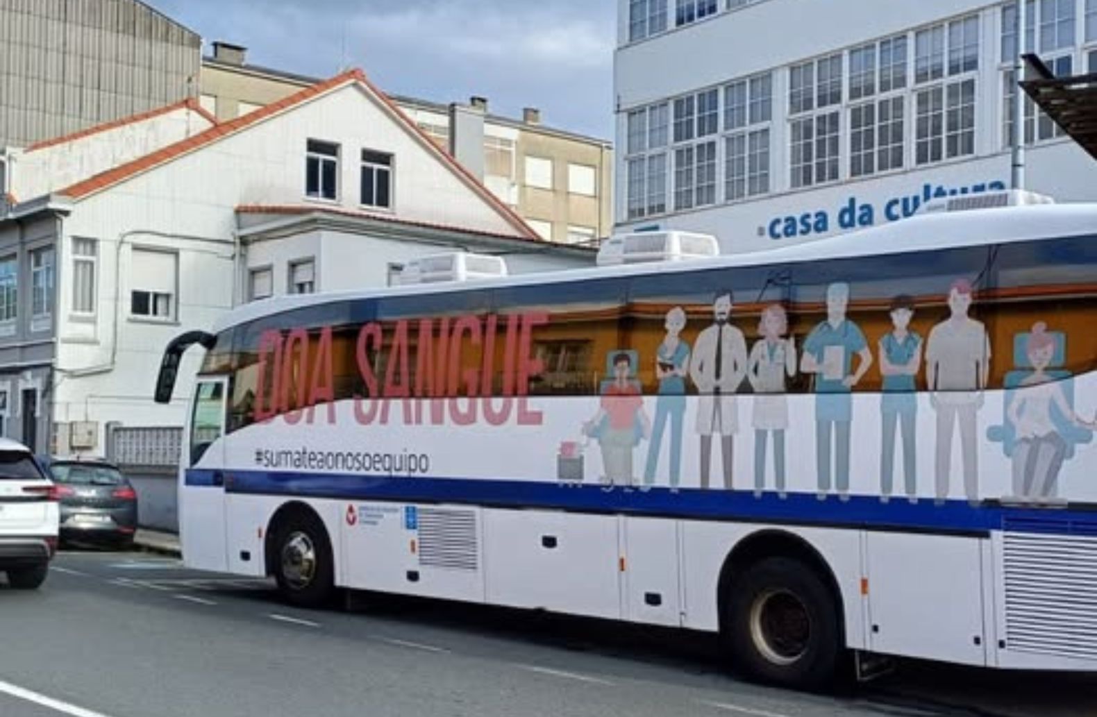 Bus doazón de sangue en Neda