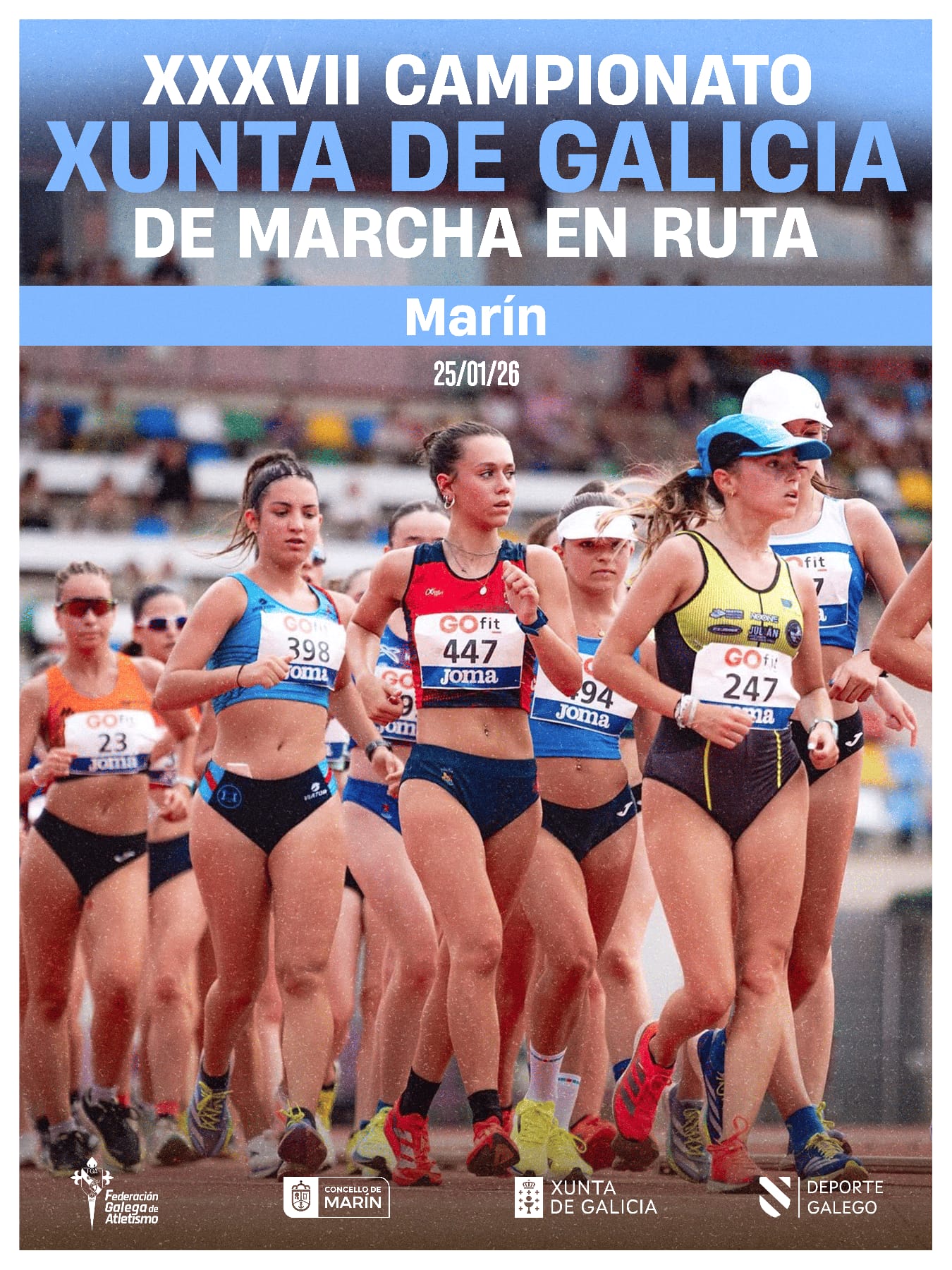 Cartel Marcha en Ruta