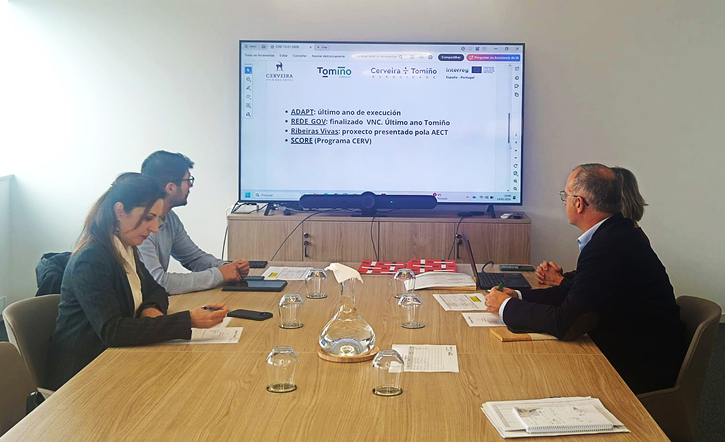 Cerveira e Tomiño aceleran xuntas cara a unha Eurocidade innovadora